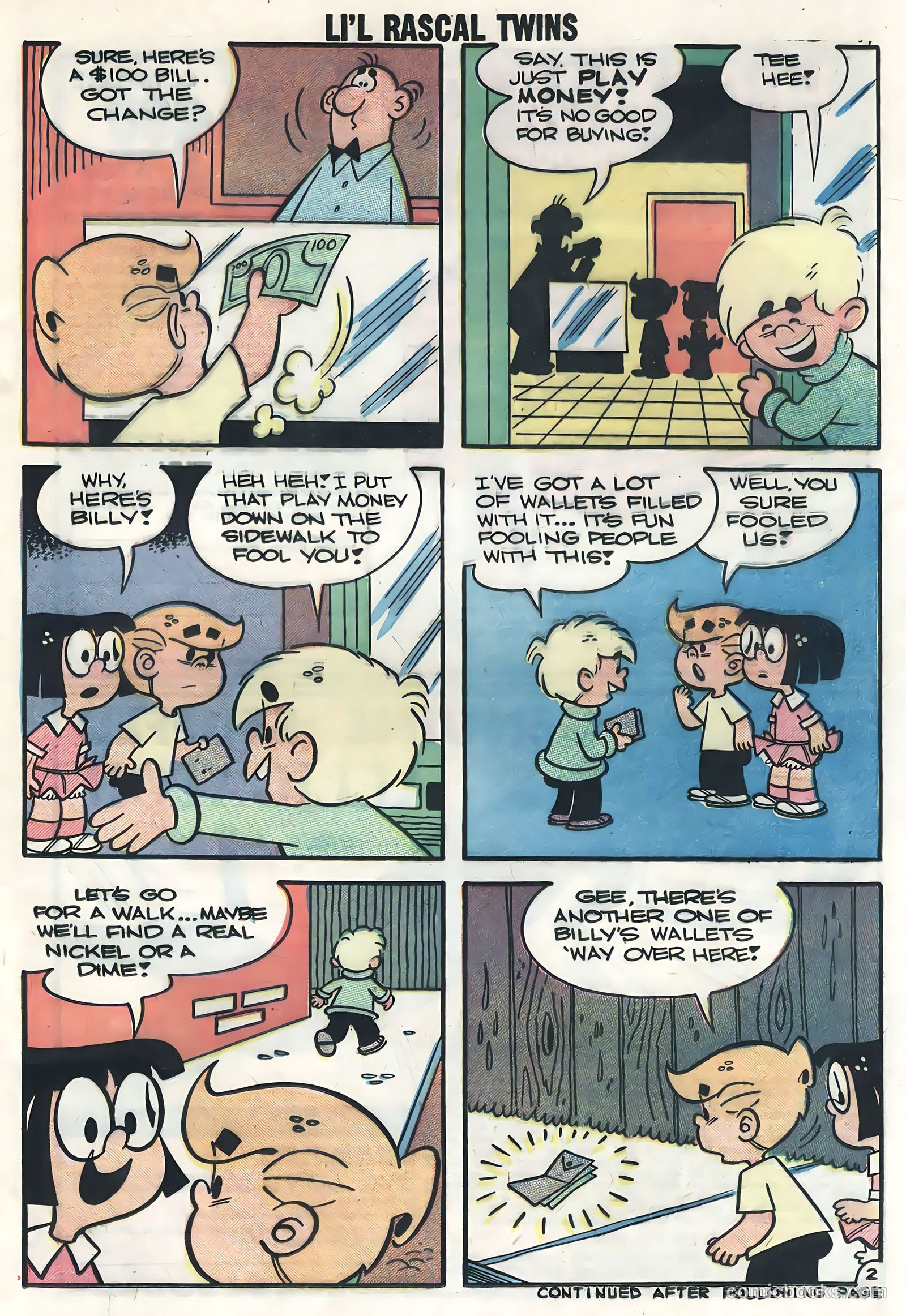 Li'l Rascal Twins #15 (1959) — page 21 of 36