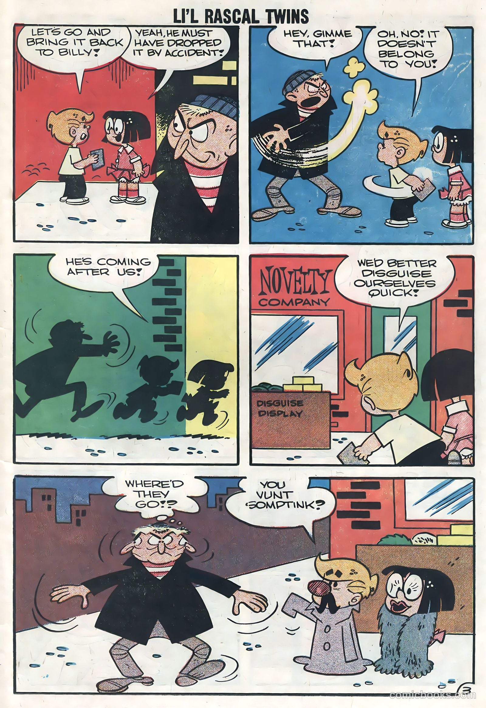 Li'l Rascal Twins #15 (1959) — page 23 of 36