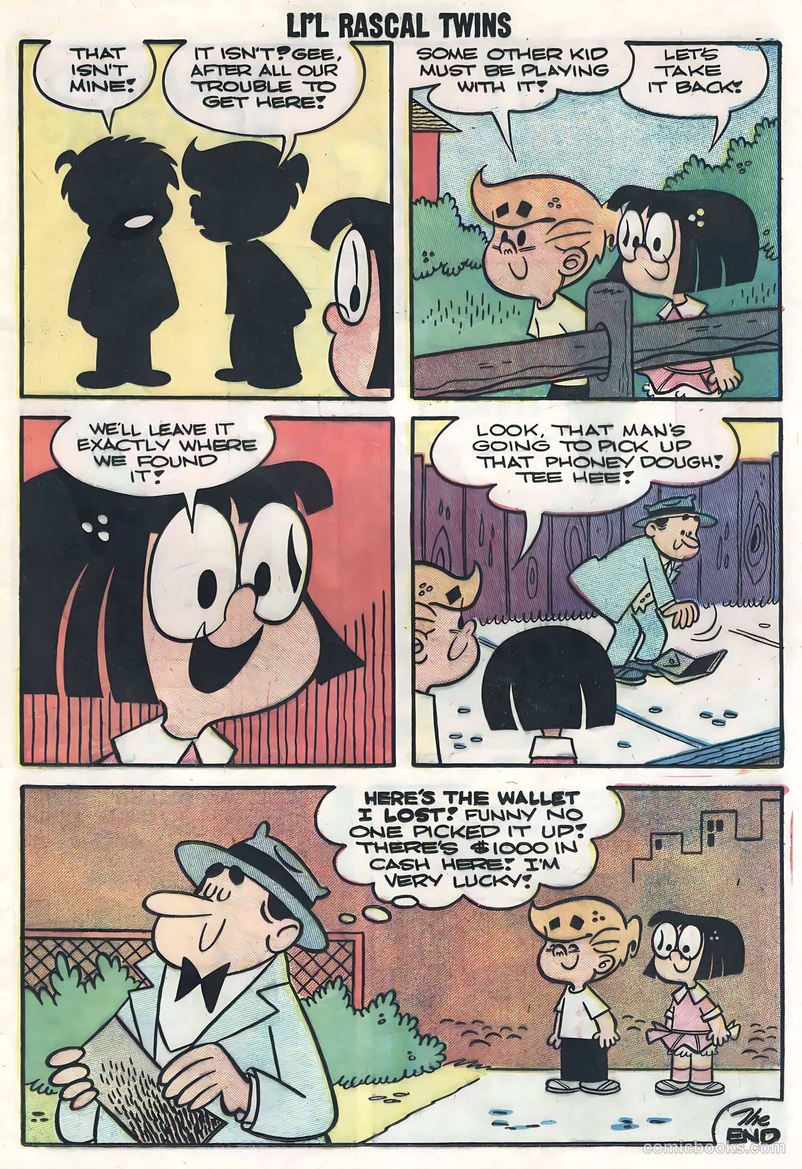 Li'l Rascal Twins #15 (1959) — page 25 of 36