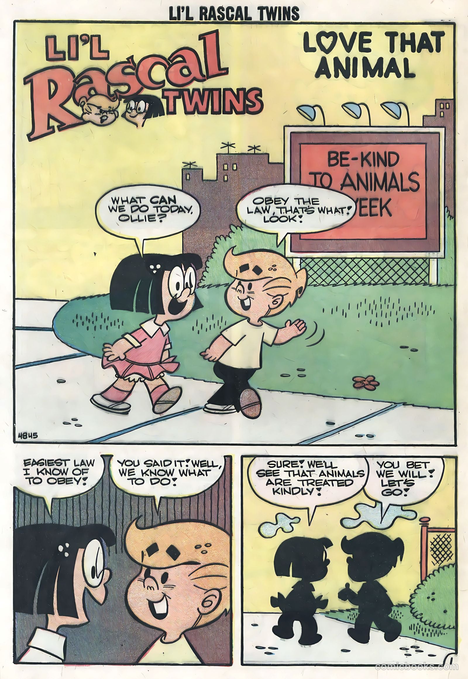 Li'l Rascal Twins #15 (1959) — page 28 of 36