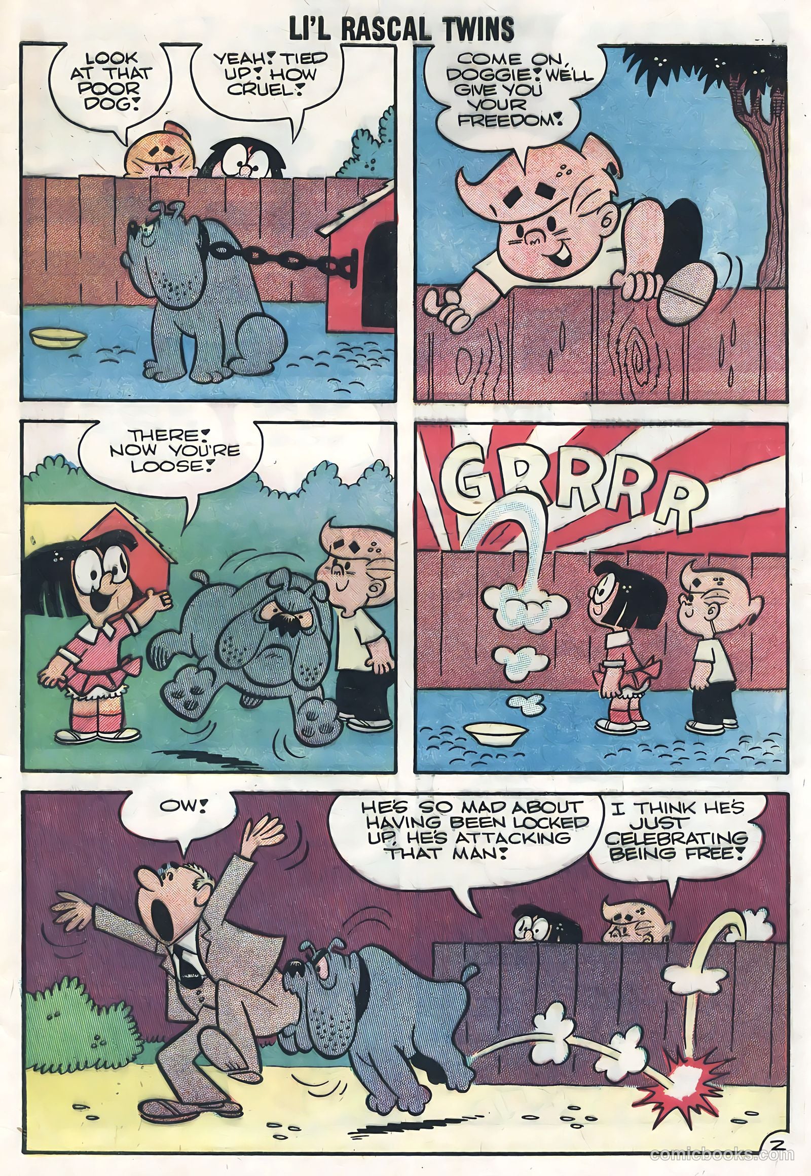 Li'l Rascal Twins #15 (1959) — page 29 of 36