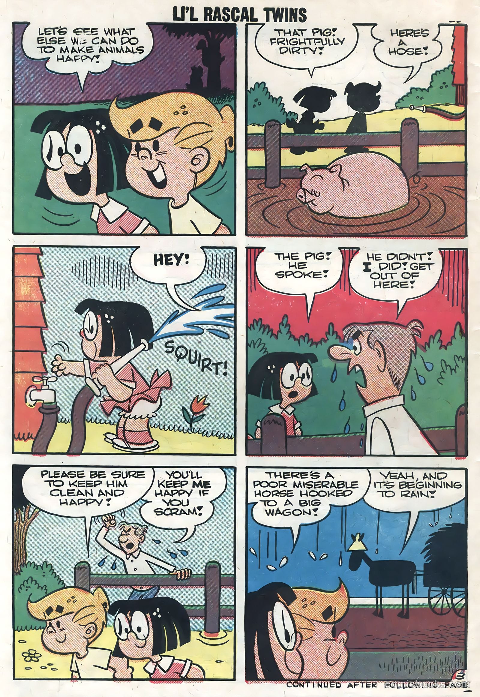 Li'l Rascal Twins #15 (1959) — page 30 of 36