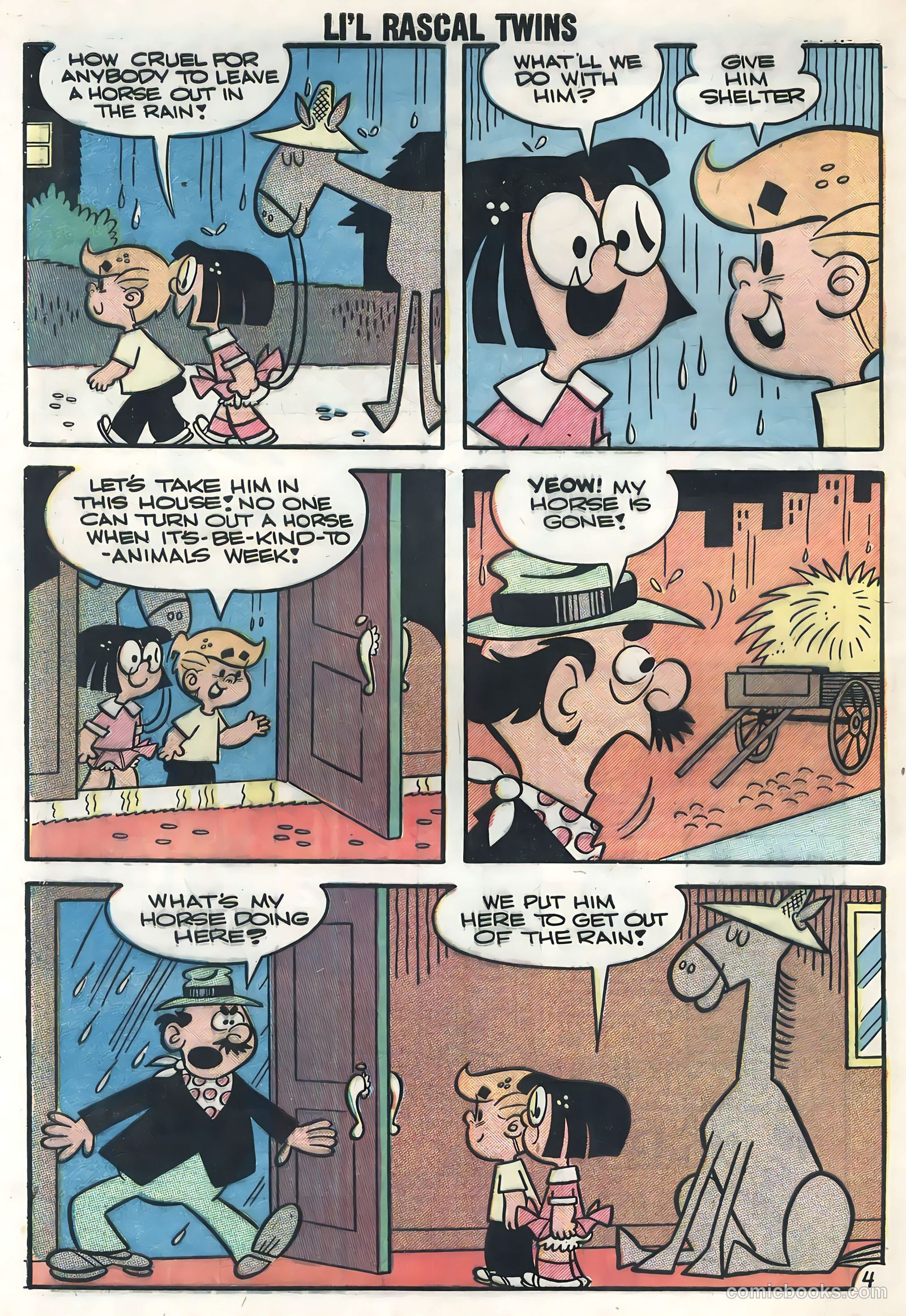 Li'l Rascal Twins #15 (1959) — page 32 of 36