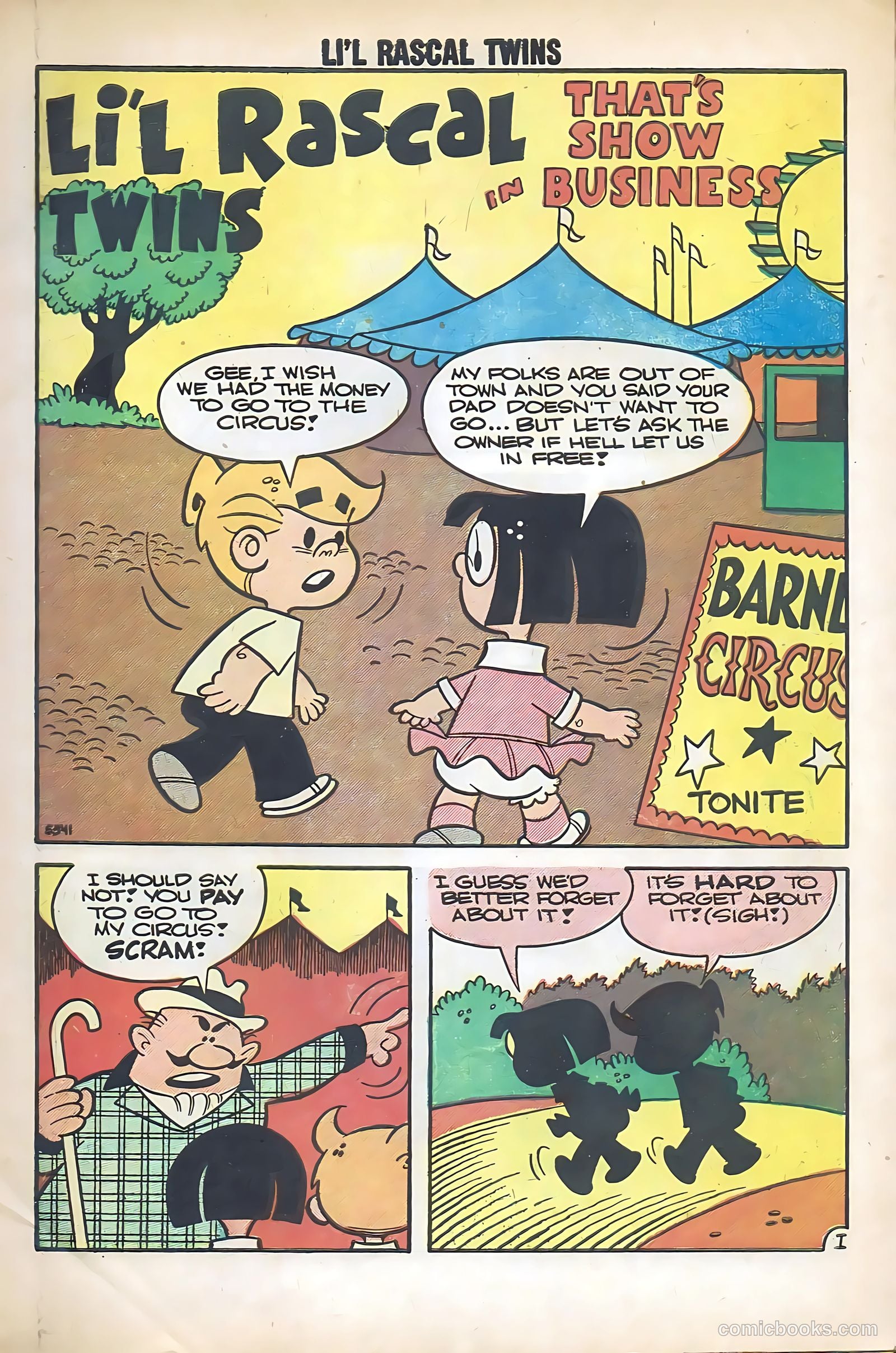 Li'l Rascal Twins #16 (1959) — page 3 of 36
