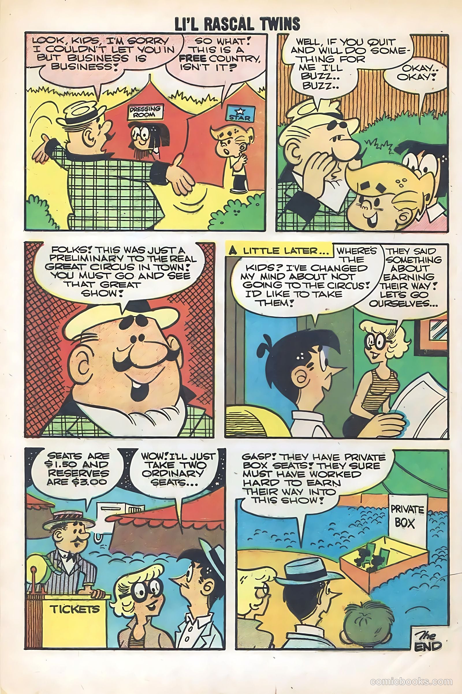 Li'l Rascal Twins #16 (1959) — page 8 of 36