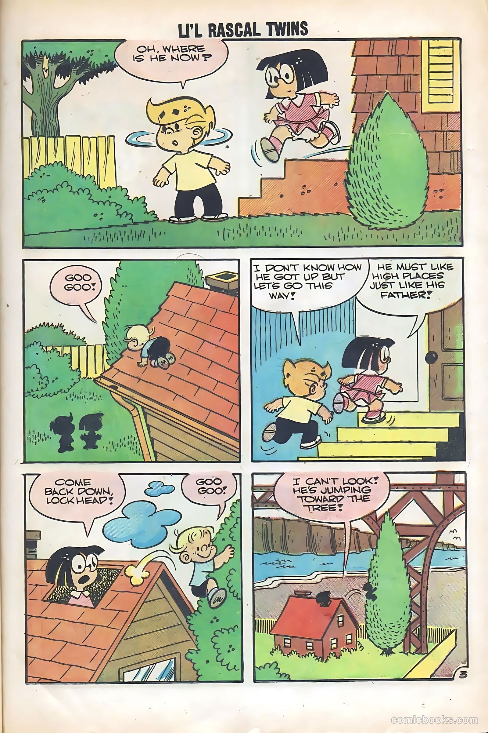 Li'l Rascal Twins #16 (1959) — page 17 of 36