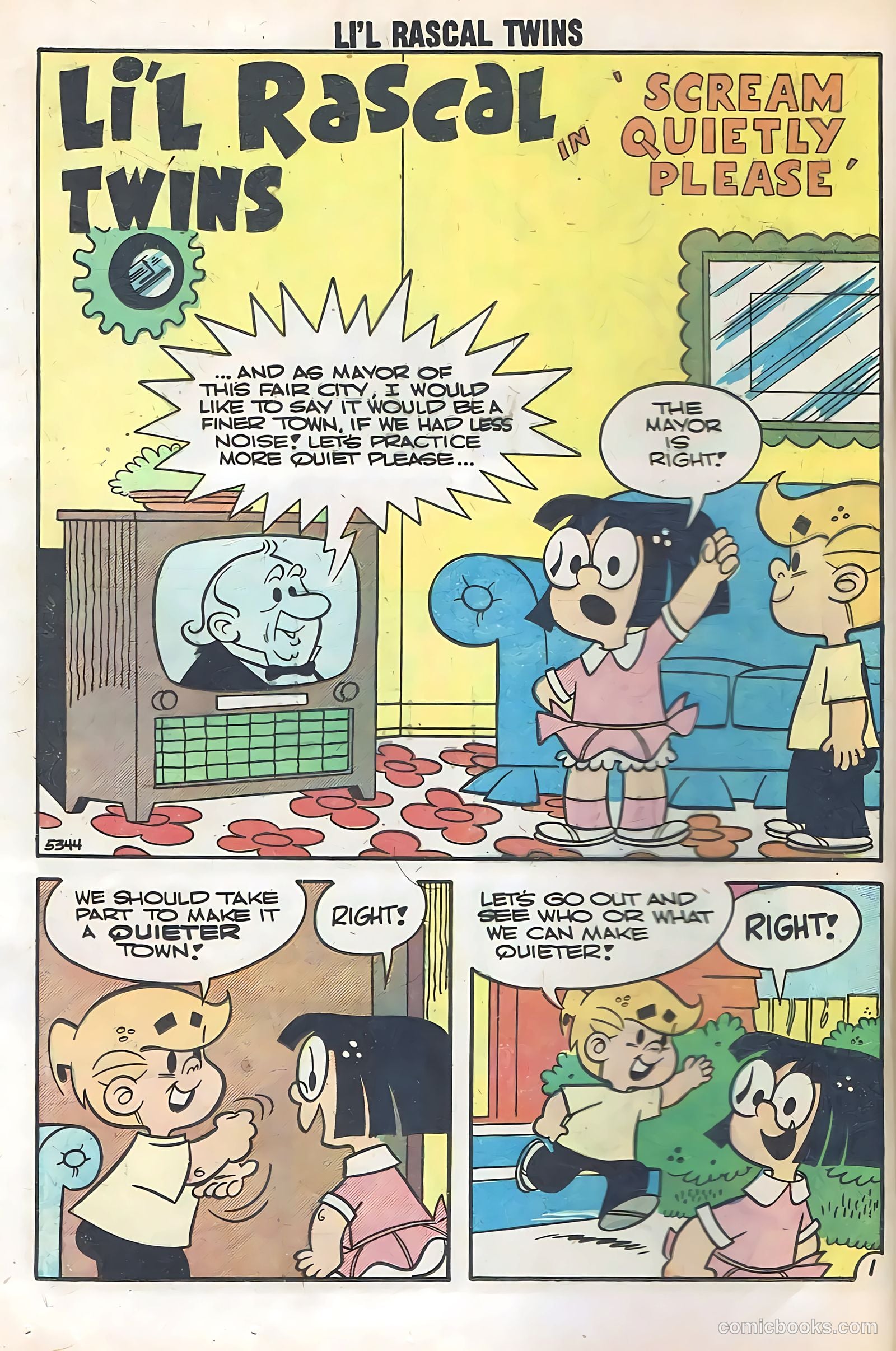 Li'l Rascal Twins #16 (1959) — page 20 of 36