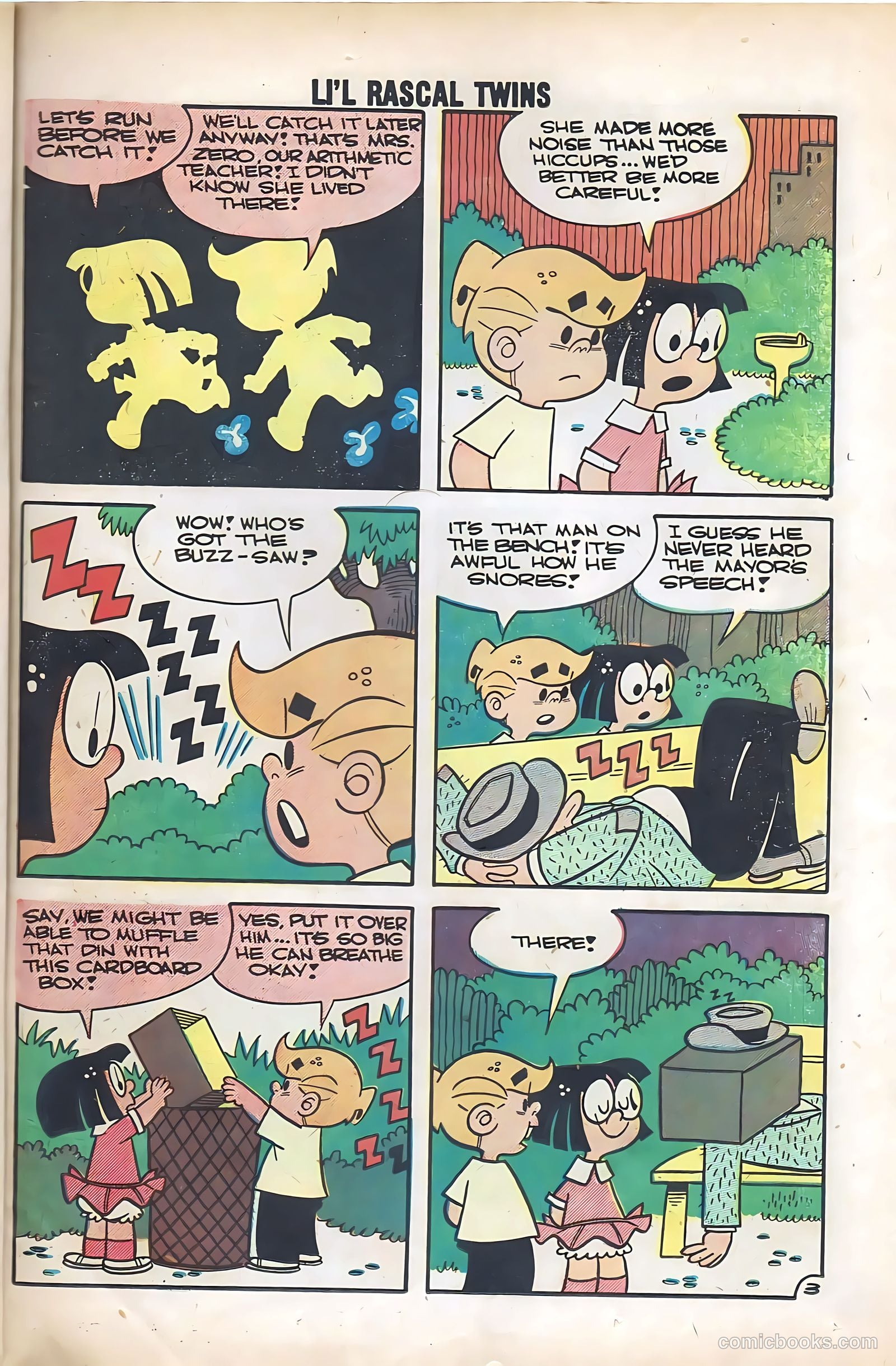 Li'l Rascal Twins #16 (1959) — page 23 of 36