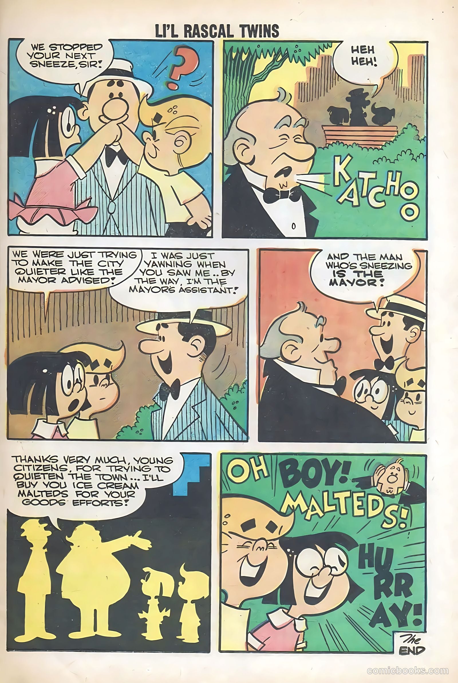 Li'l Rascal Twins #16 (1959) — page 25 of 36