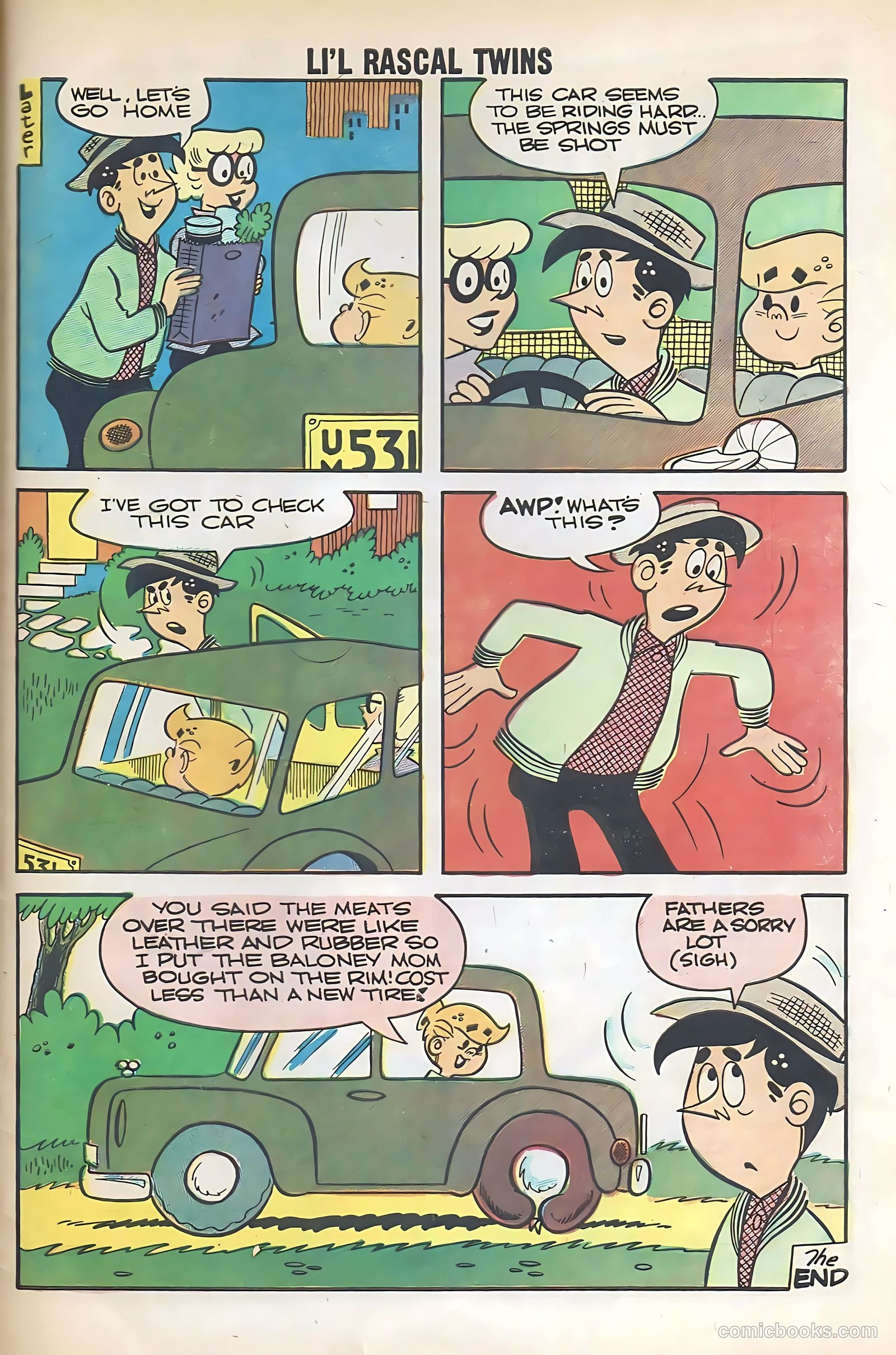 Li'l Rascal Twins #16 (1959) — page 33 of 36