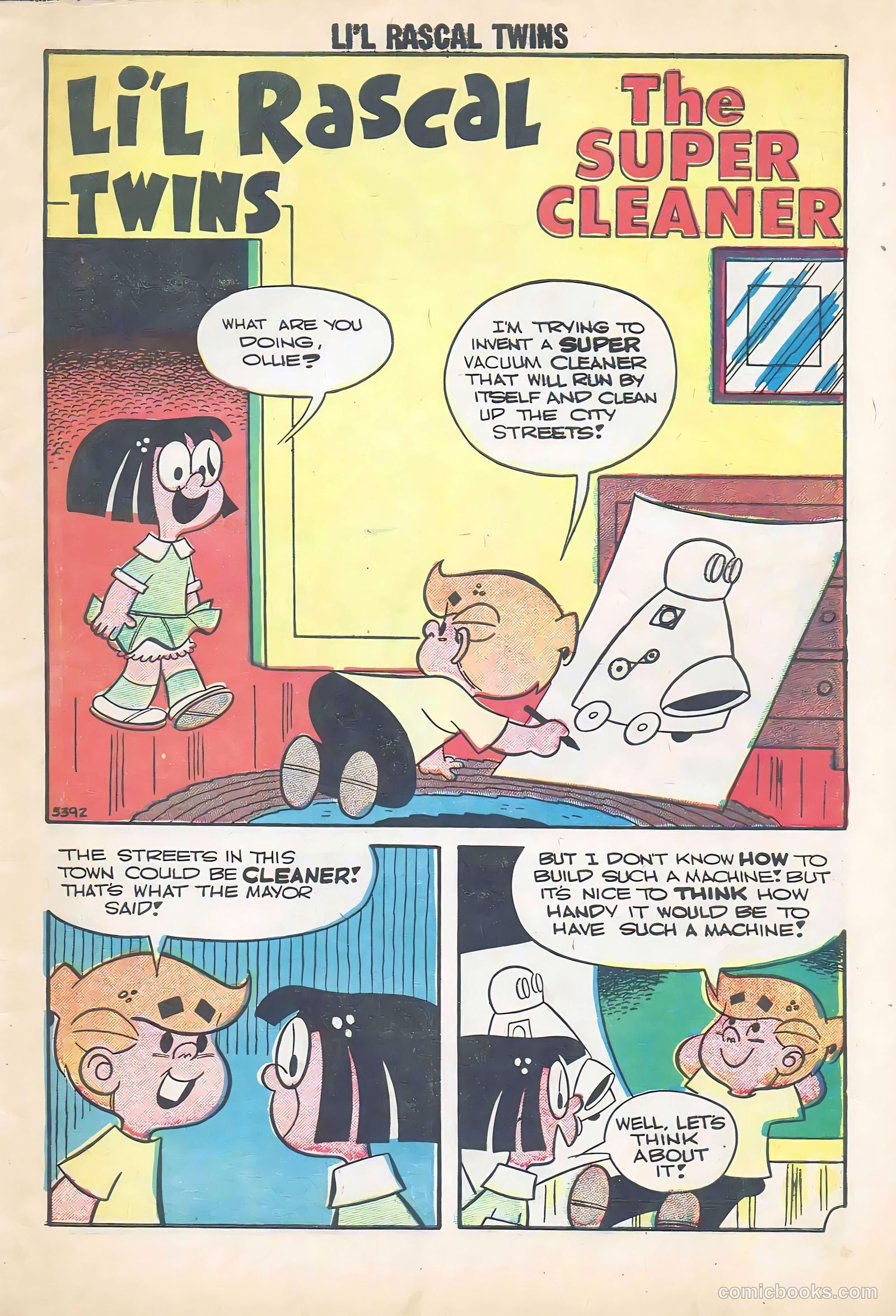 Li'l Rascal Twins #17 (1959) — page 3 of 36