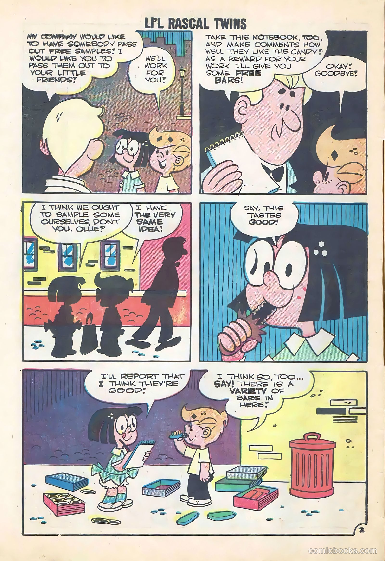 Li'l Rascal Twins #17 (1959) — page 10 of 36