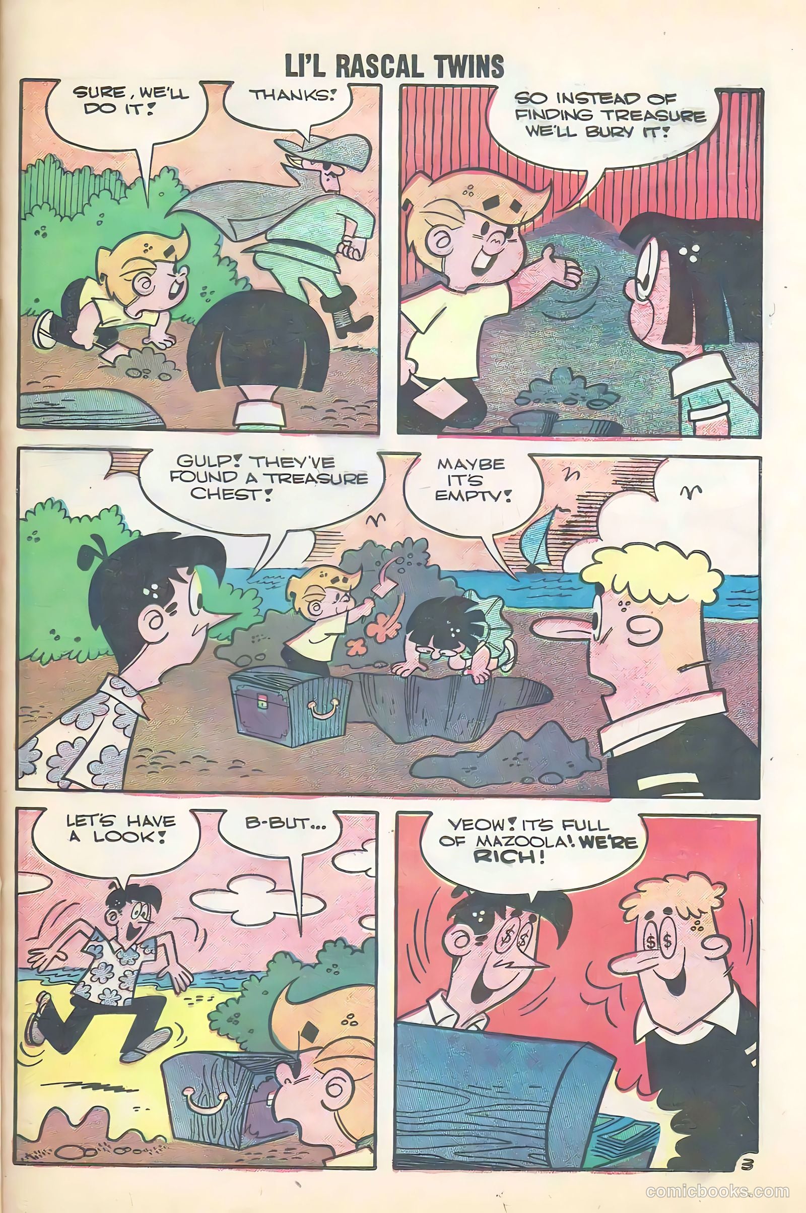Li'l Rascal Twins #17 (1959) — page 25 of 36