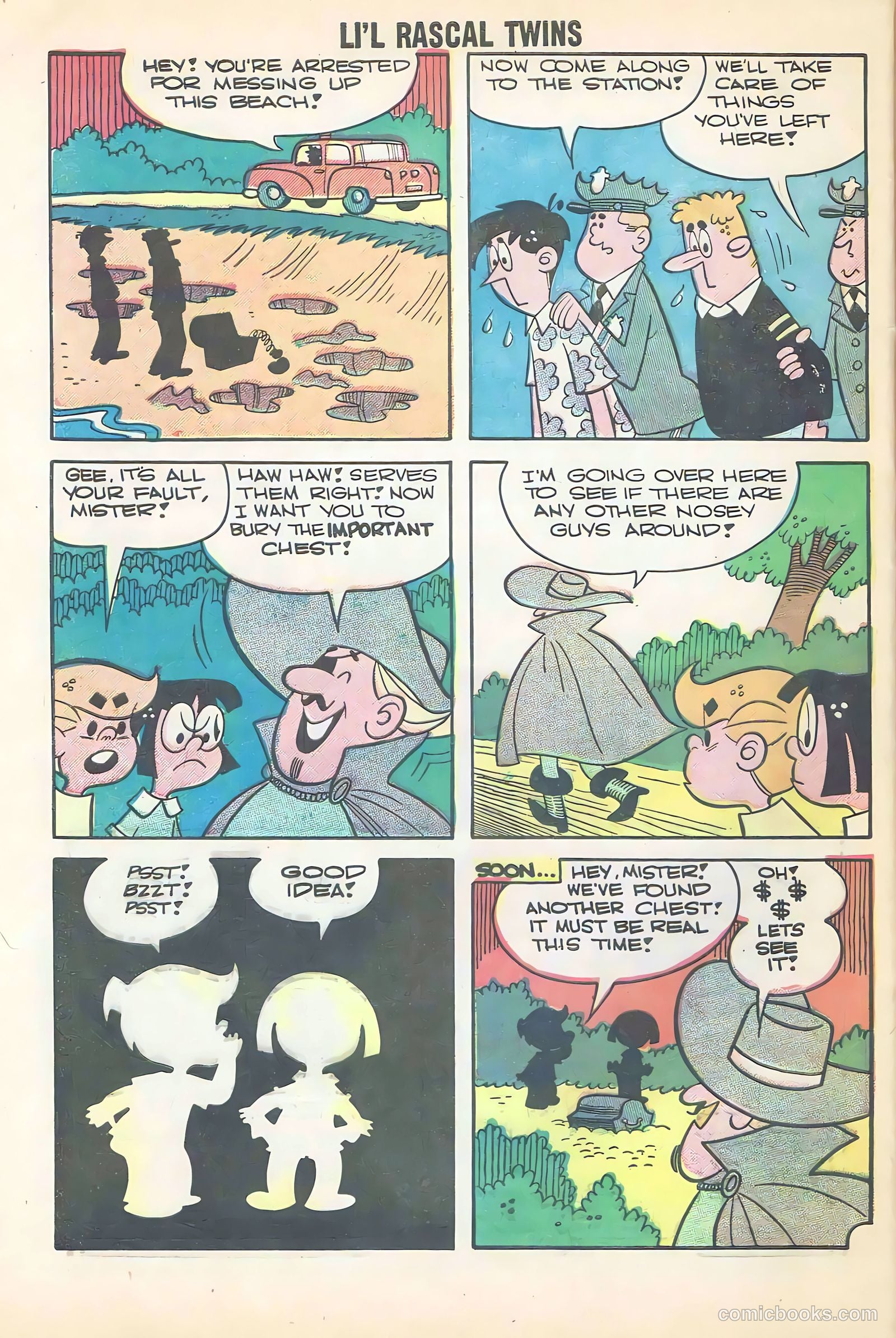 Li'l Rascal Twins #17 (1959) — page 32 of 36
