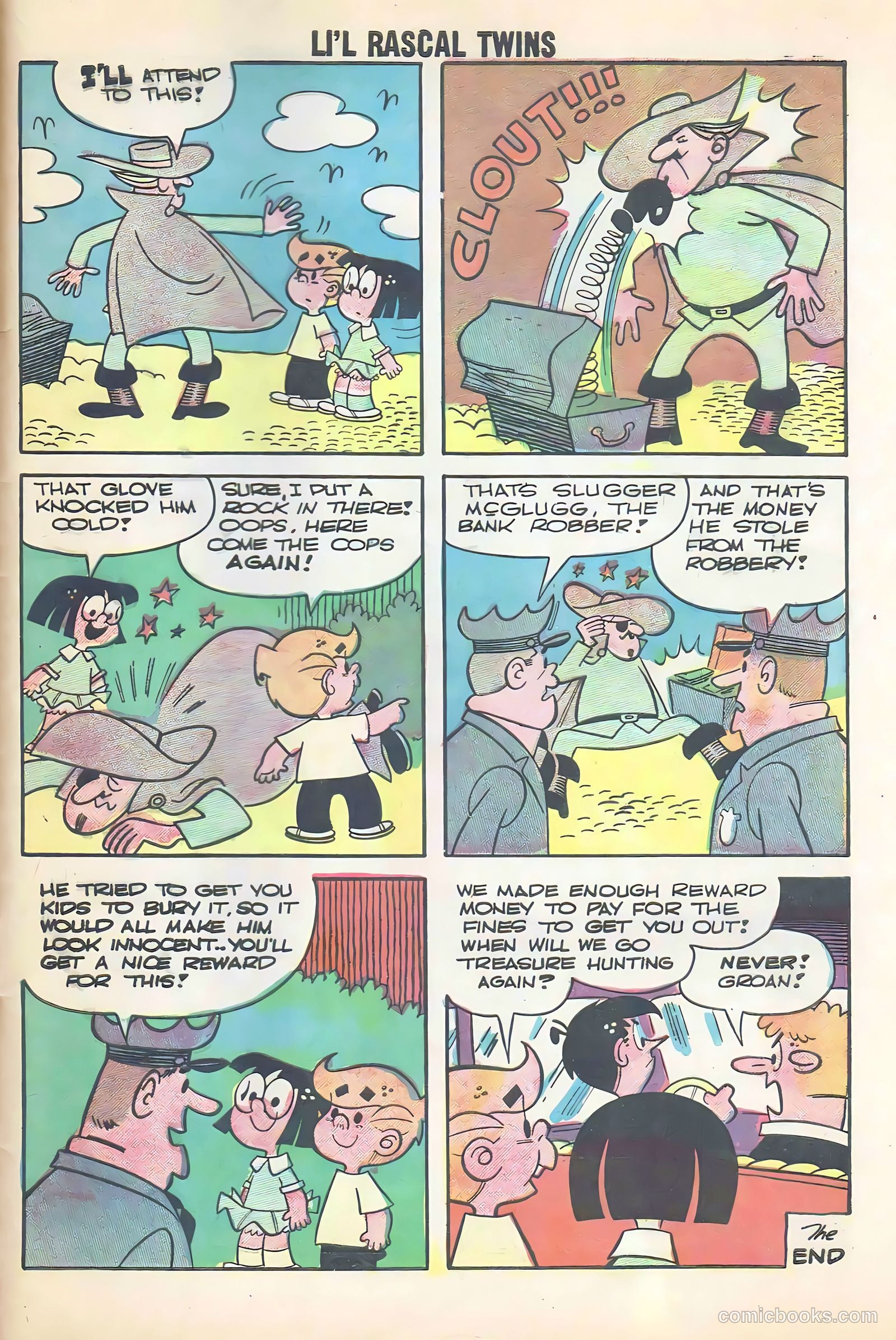 Li'l Rascal Twins #17 (1959) — page 33 of 36