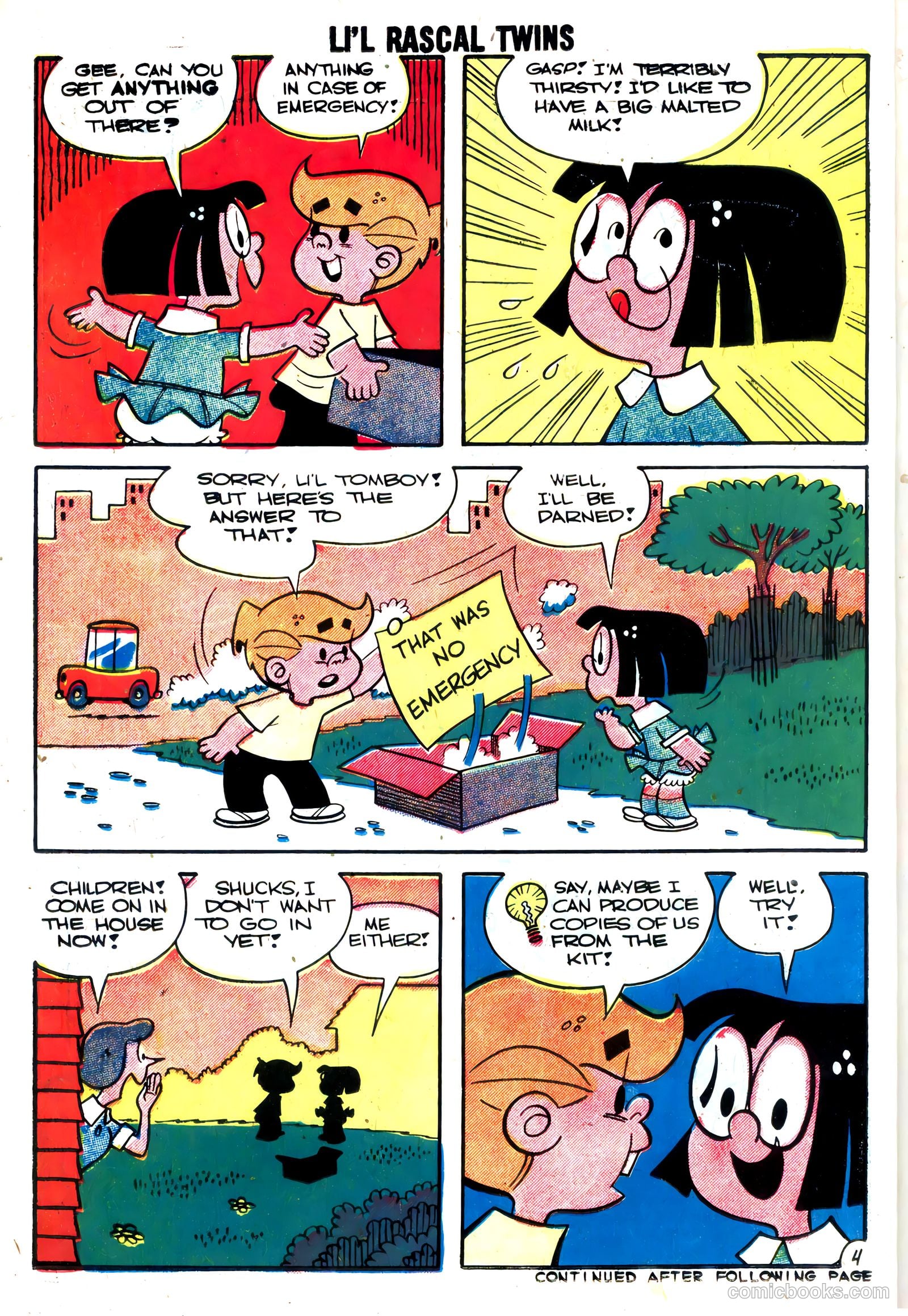 Li'l Rascal Twins #18 (1960) — page 14 of 36
