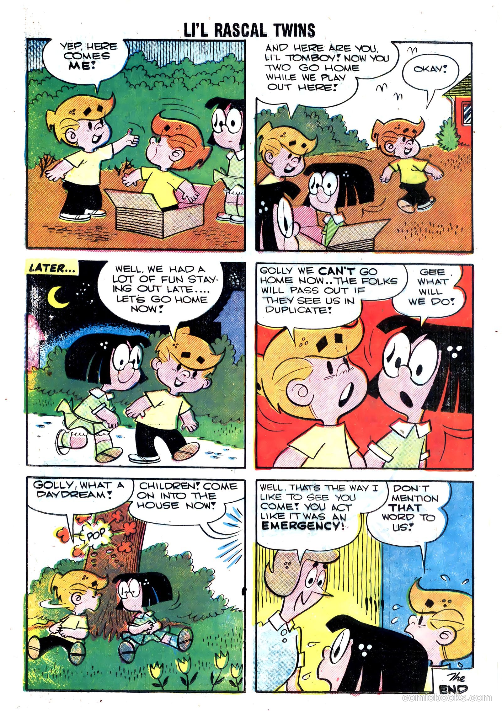 Li'l Rascal Twins #18 (1960) — page 16 of 36