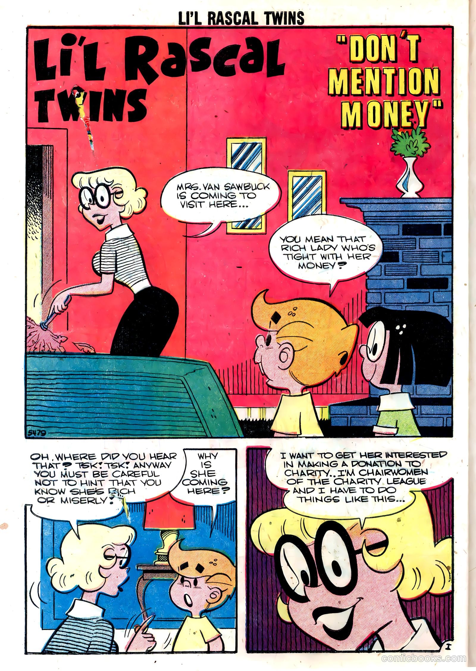 Li'l Rascal Twins #18 (1960) — page 28 of 36