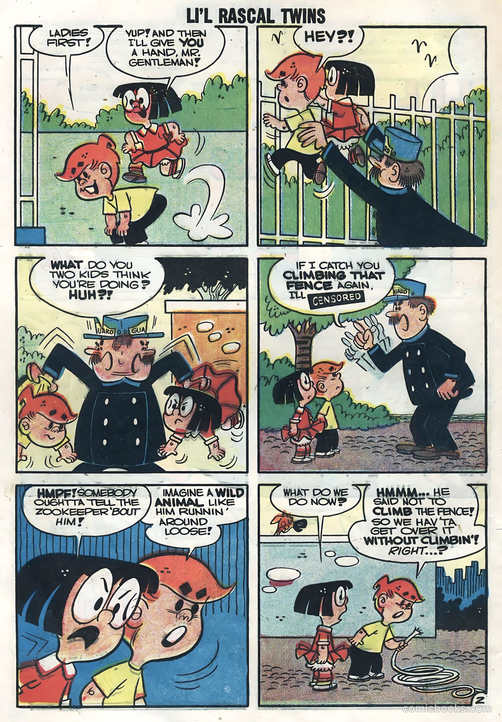 Li'l Rascal Twins #6 (1957) — page 4 of 36