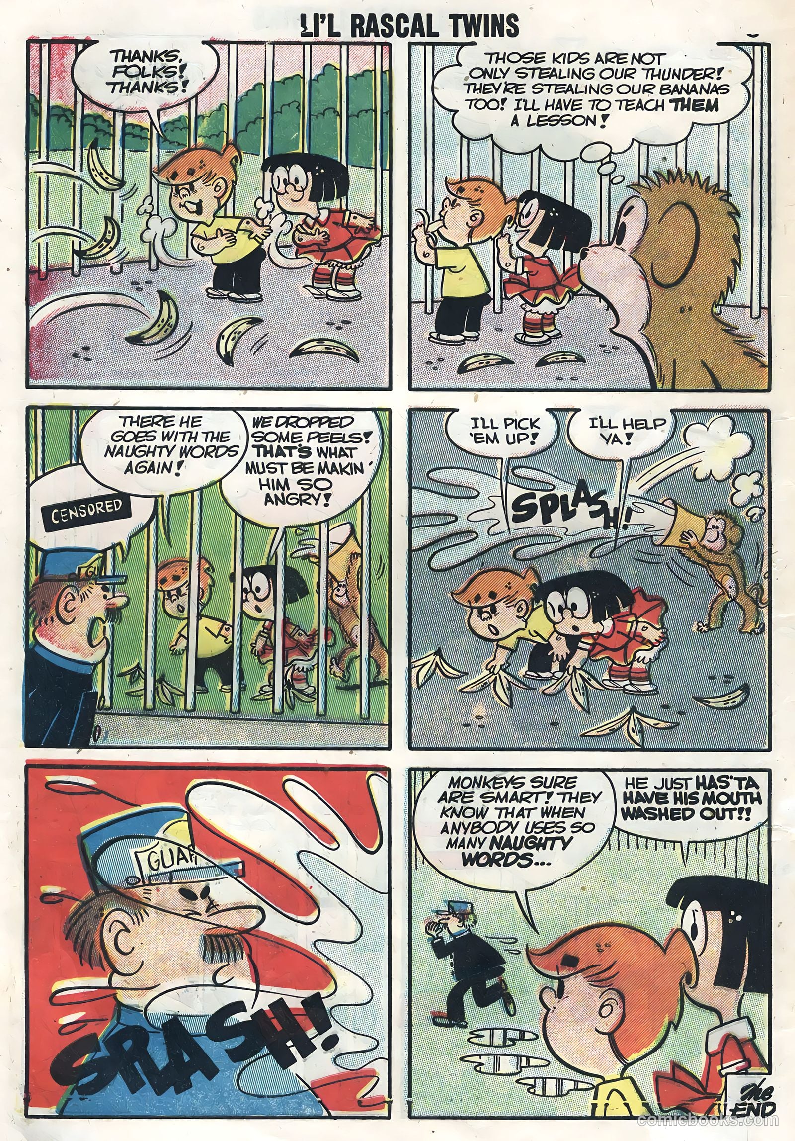 Li'l Rascal Twins #6 (1957) — page 8 of 36