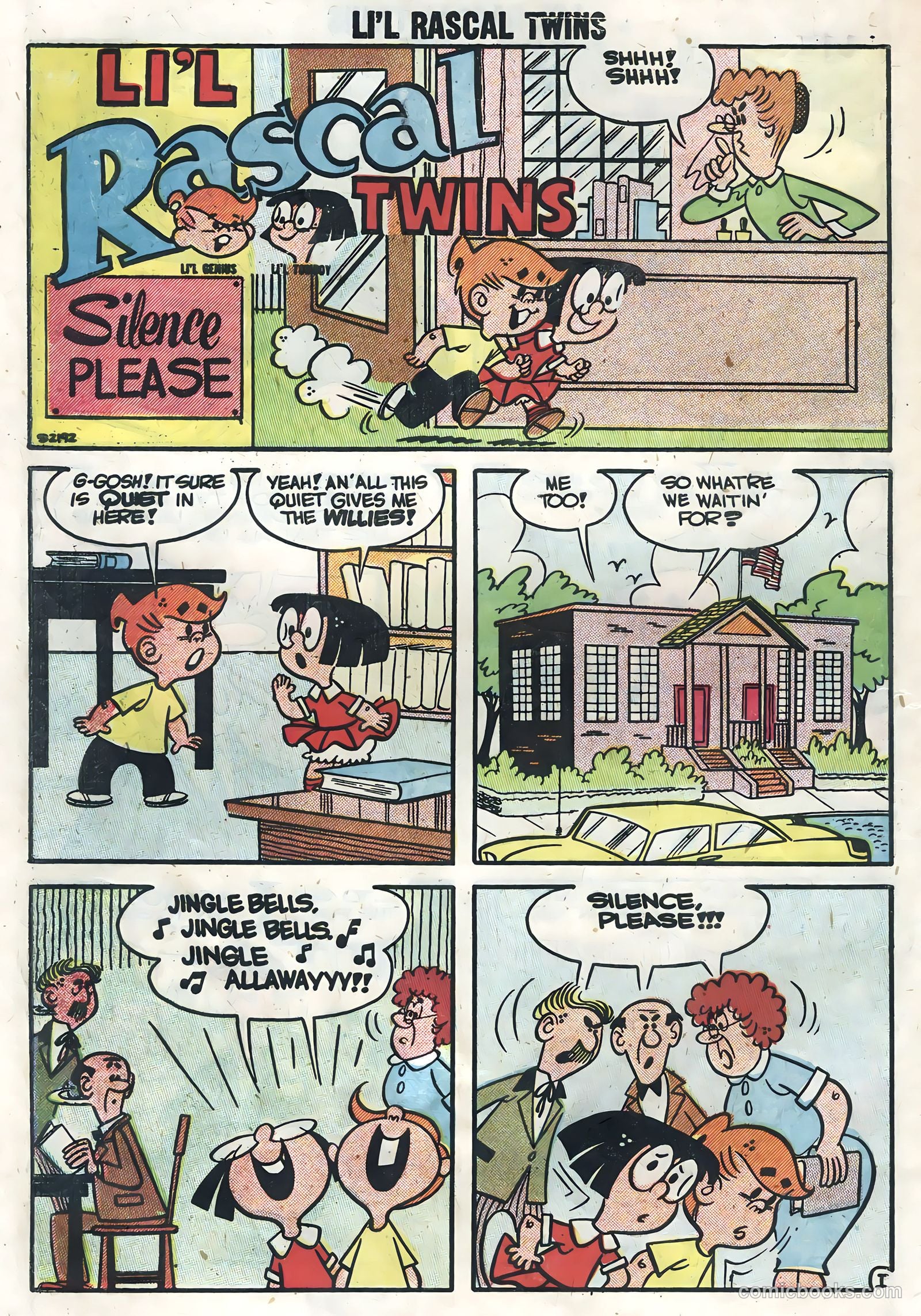 Li'l Rascal Twins #6 (1957) — page 10 of 36