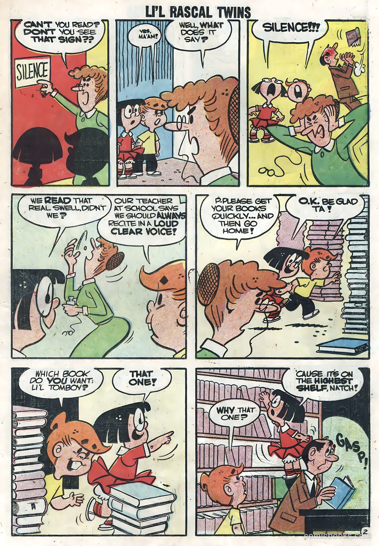 Li'l Rascal Twins #6 (1957) — page 11 of 36