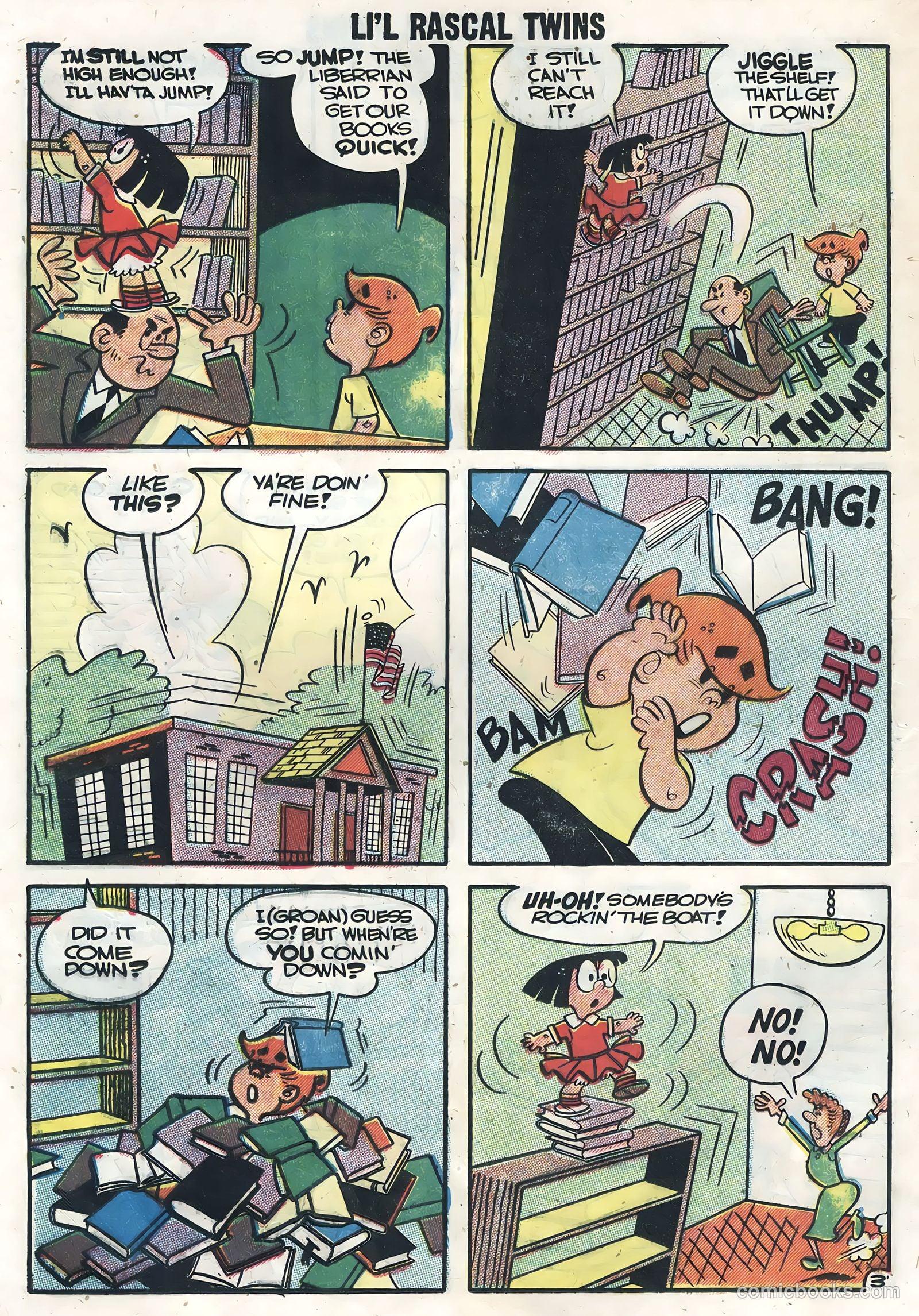Li'l Rascal Twins #6 (1957) — page 12 of 36