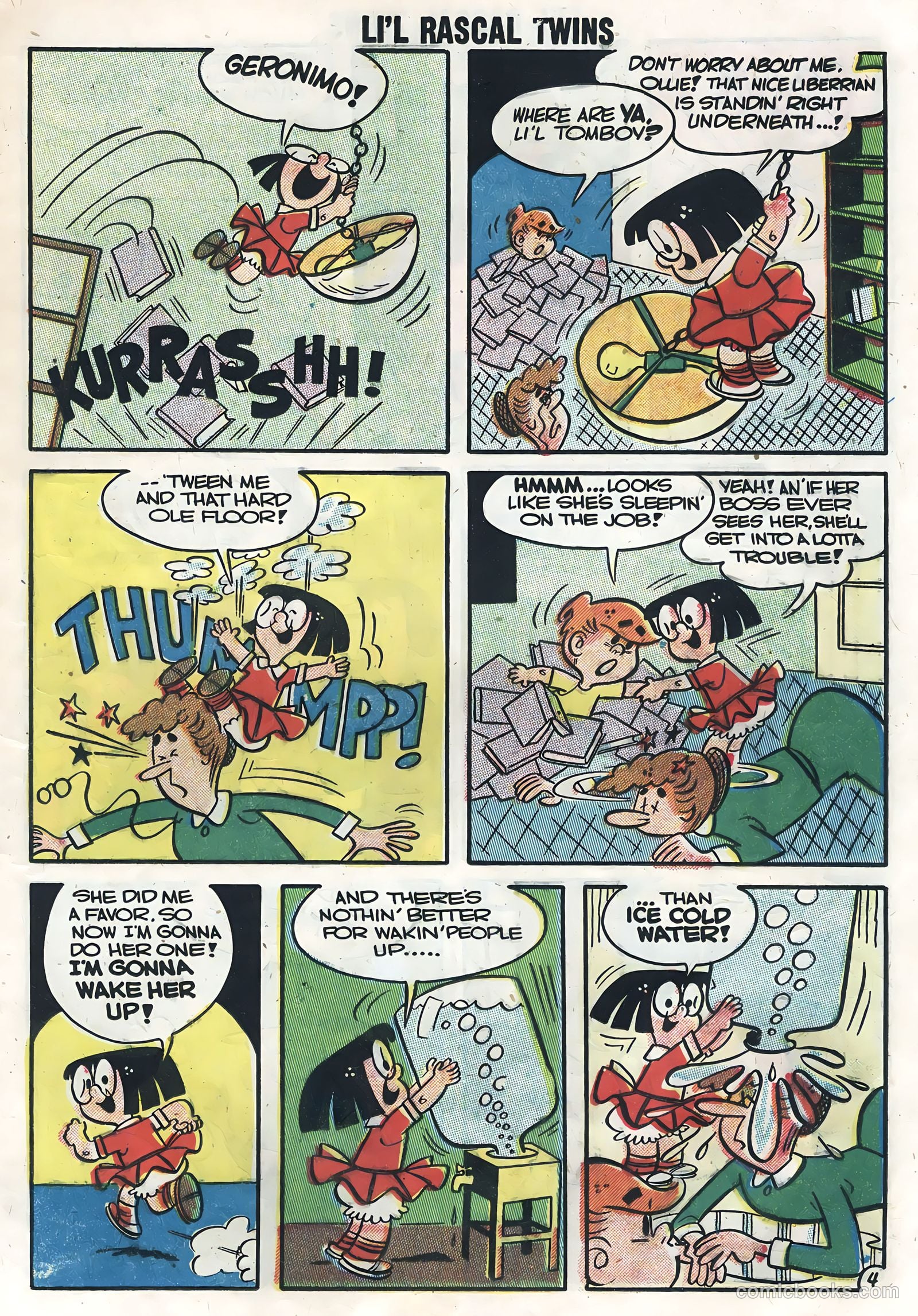 Li'l Rascal Twins #6 (1957) — page 13 of 36