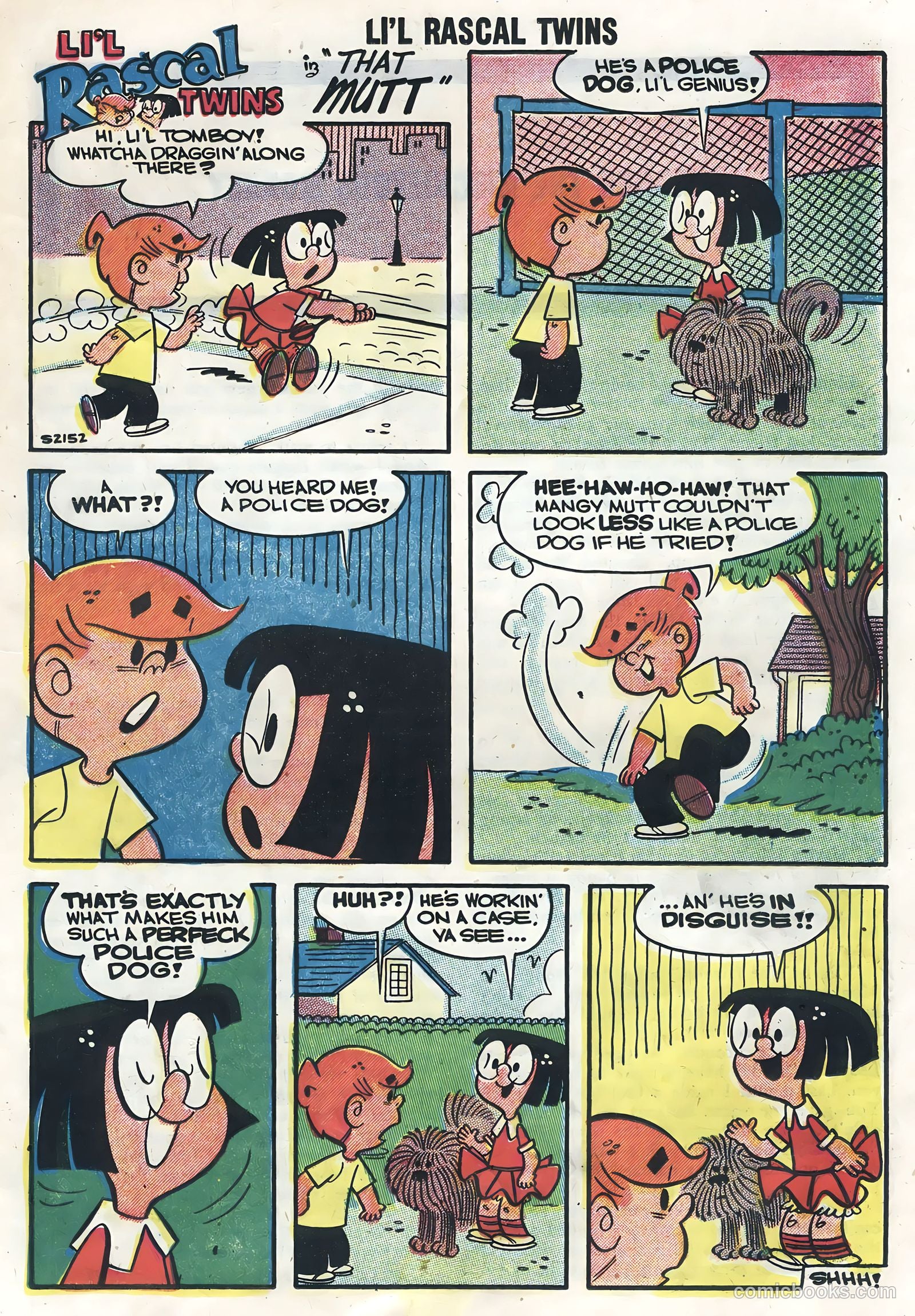 Li'l Rascal Twins #6 (1957) — page 17 of 36