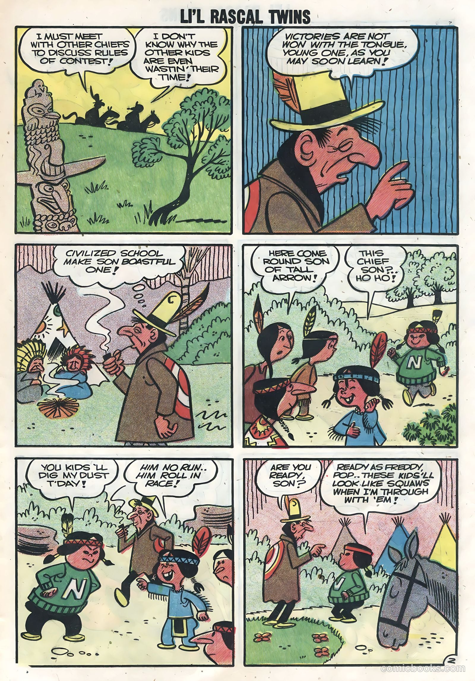 Li'l Rascal Twins #6 (1957) — page 21 of 36