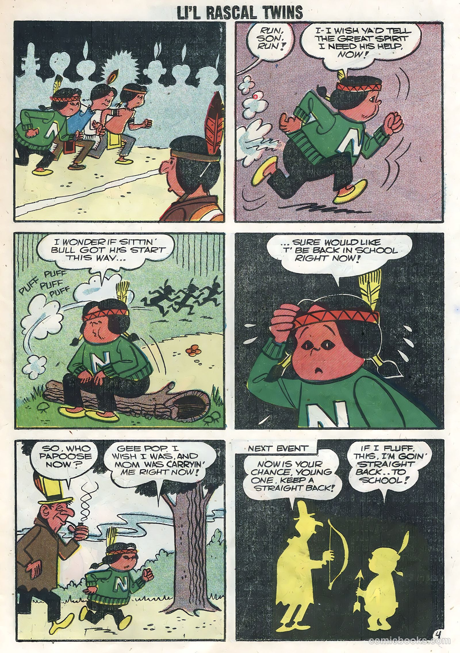 Li'l Rascal Twins #6 (1957) — page 23 of 36