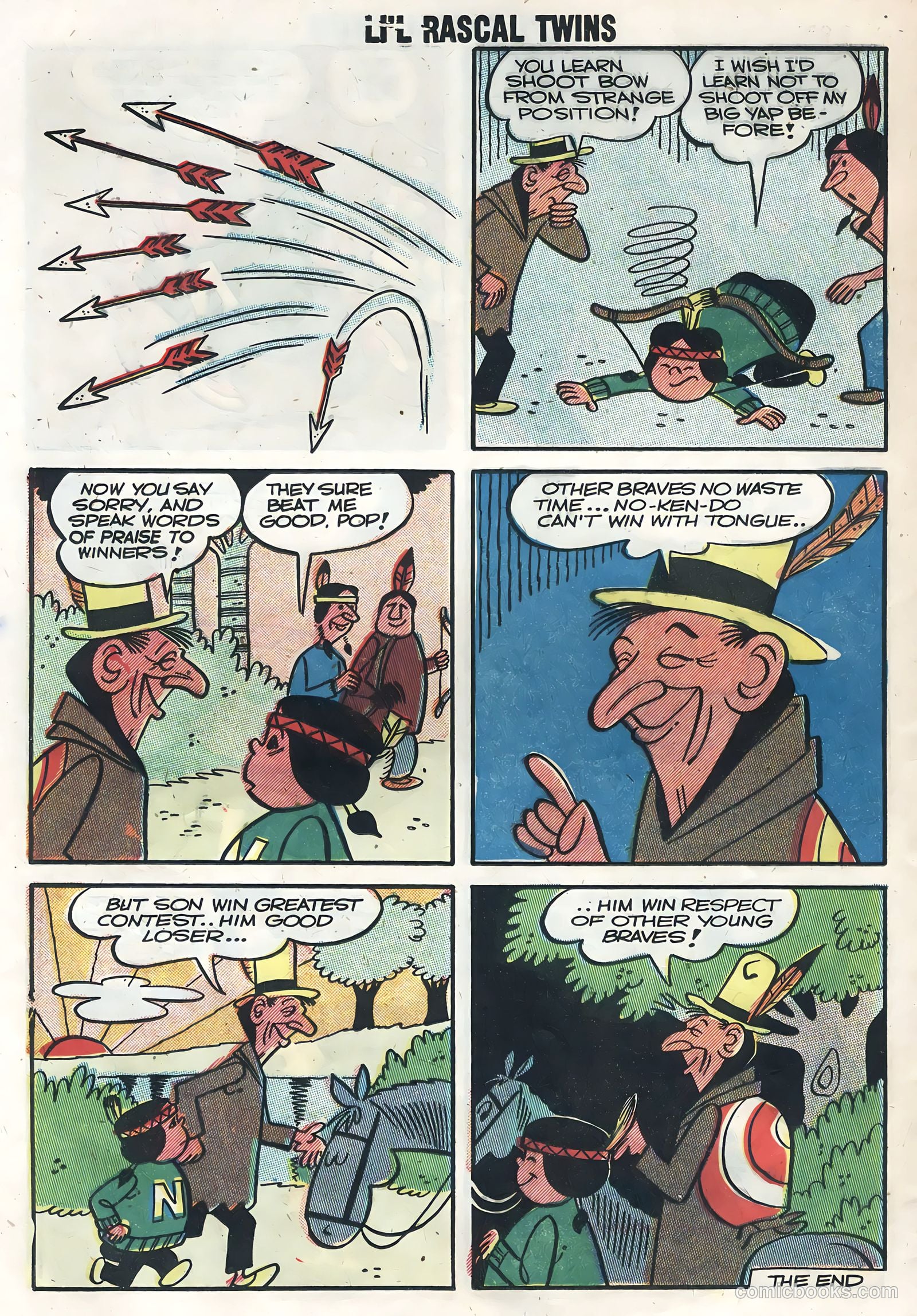 Li'l Rascal Twins #6 (1957) — page 24 of 36