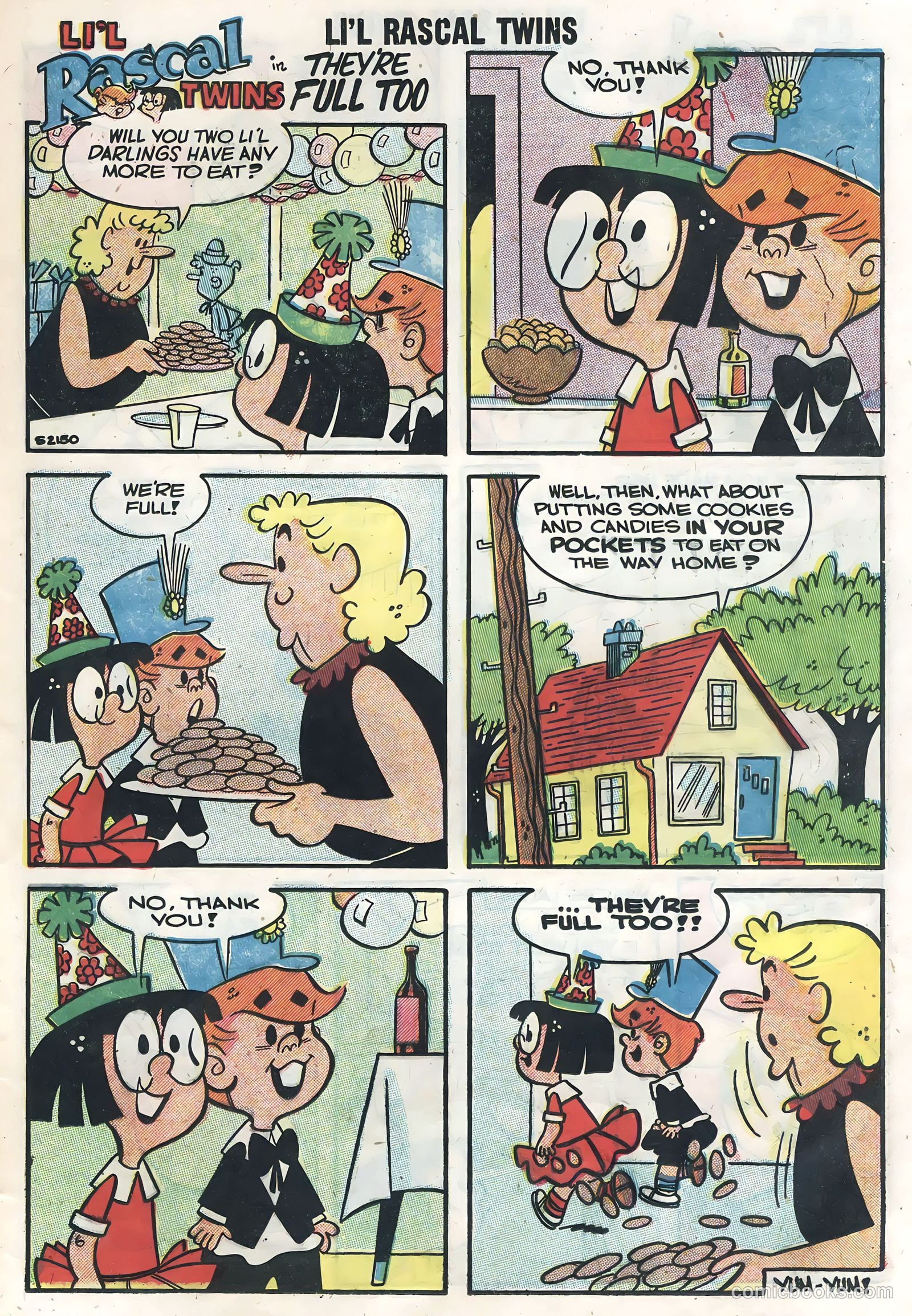 Li'l Rascal Twins #6 (1957) — page 25 of 36