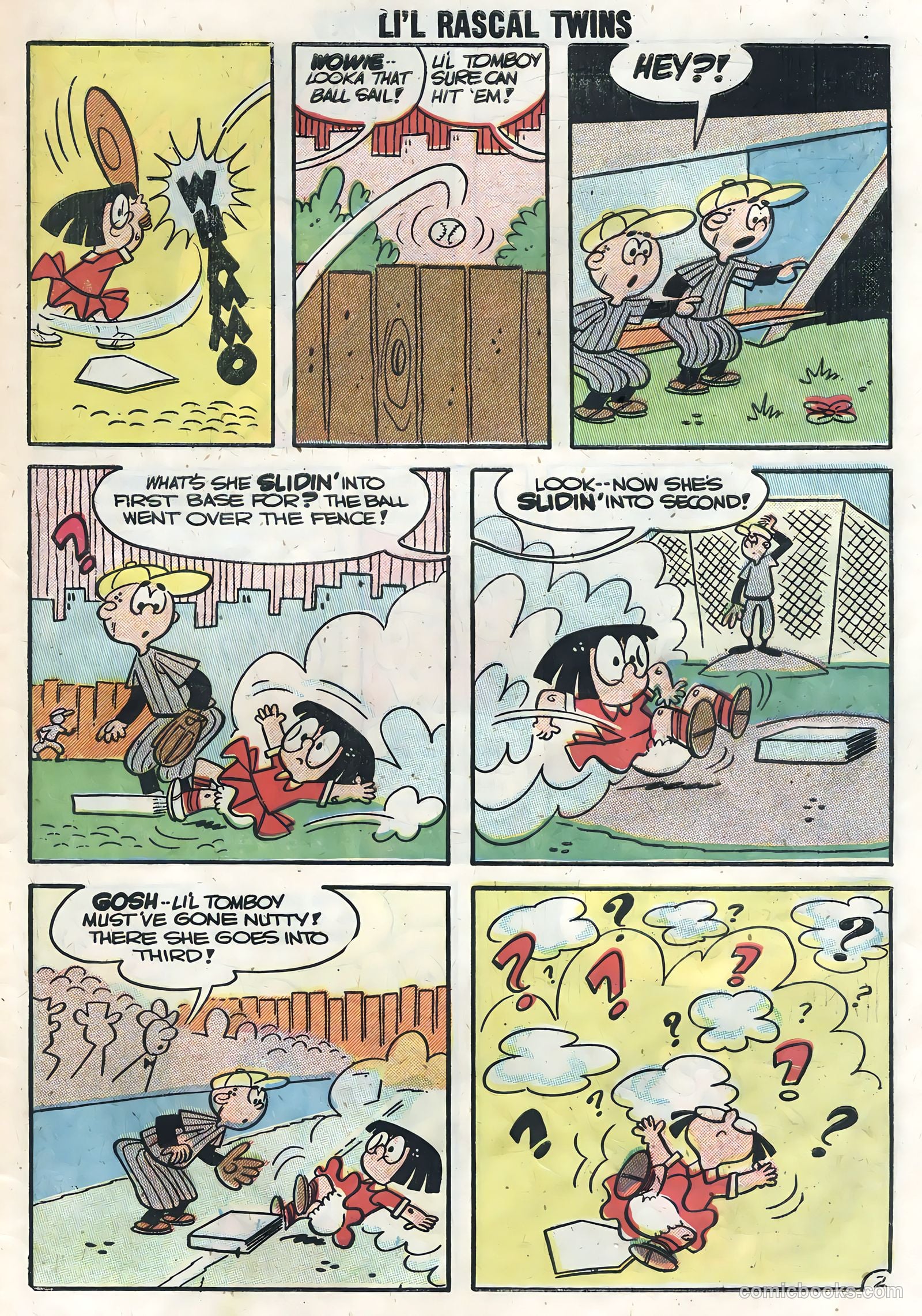 Li'l Rascal Twins #6 (1957) — page 27 of 36