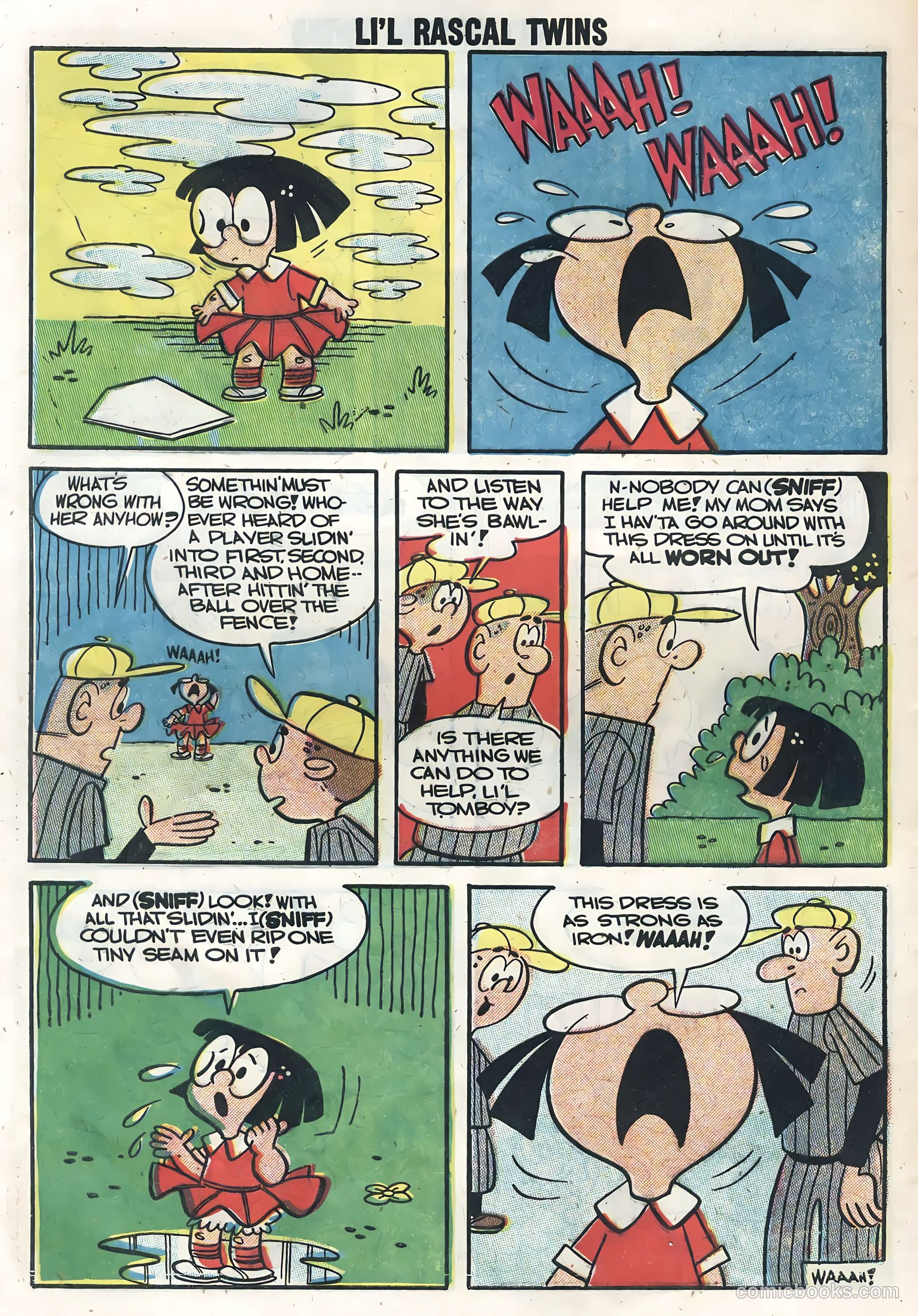 Li'l Rascal Twins #6 (1957) — page 28 of 36