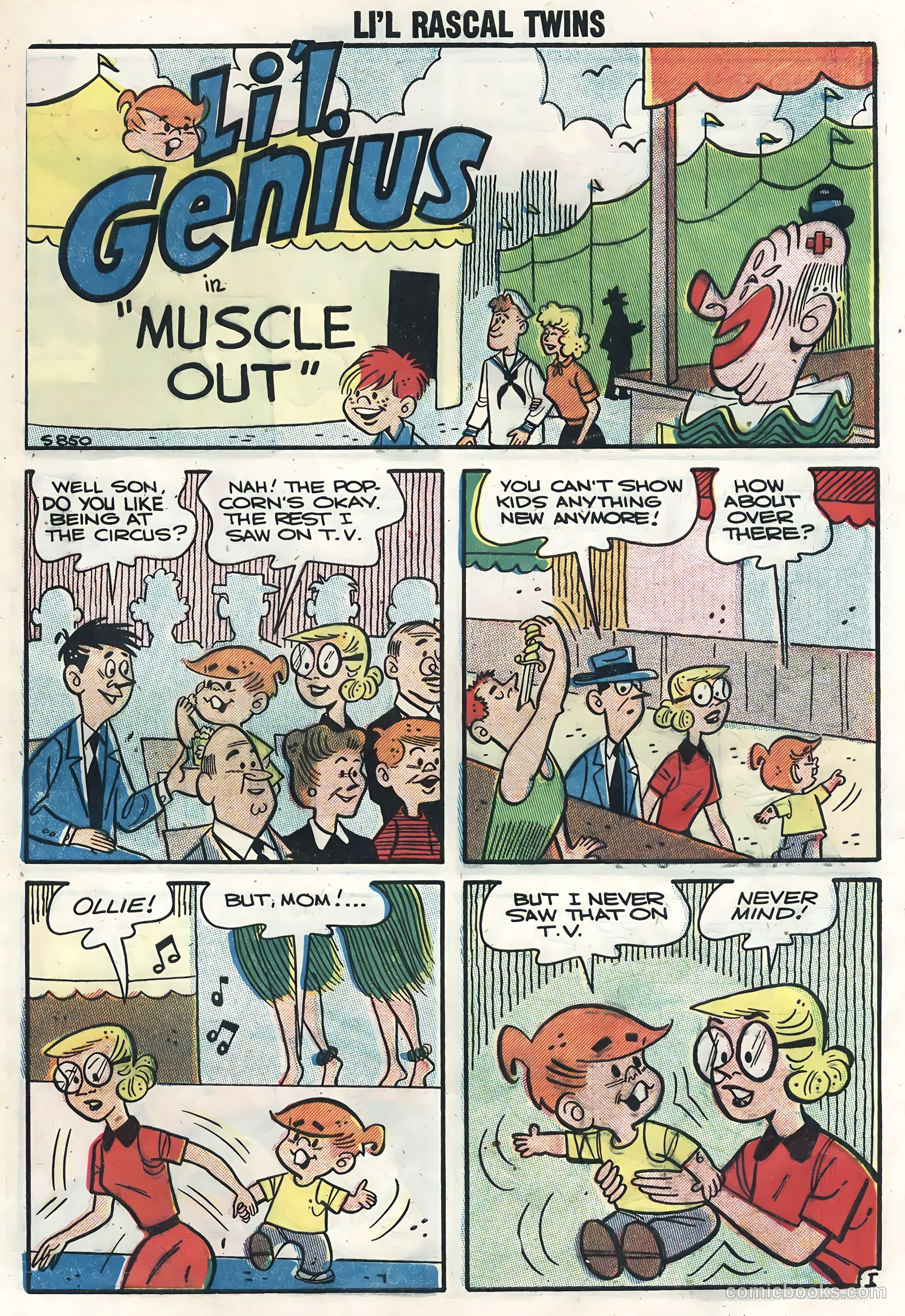Li'l Rascal Twins #6 (1957) — page 29 of 36