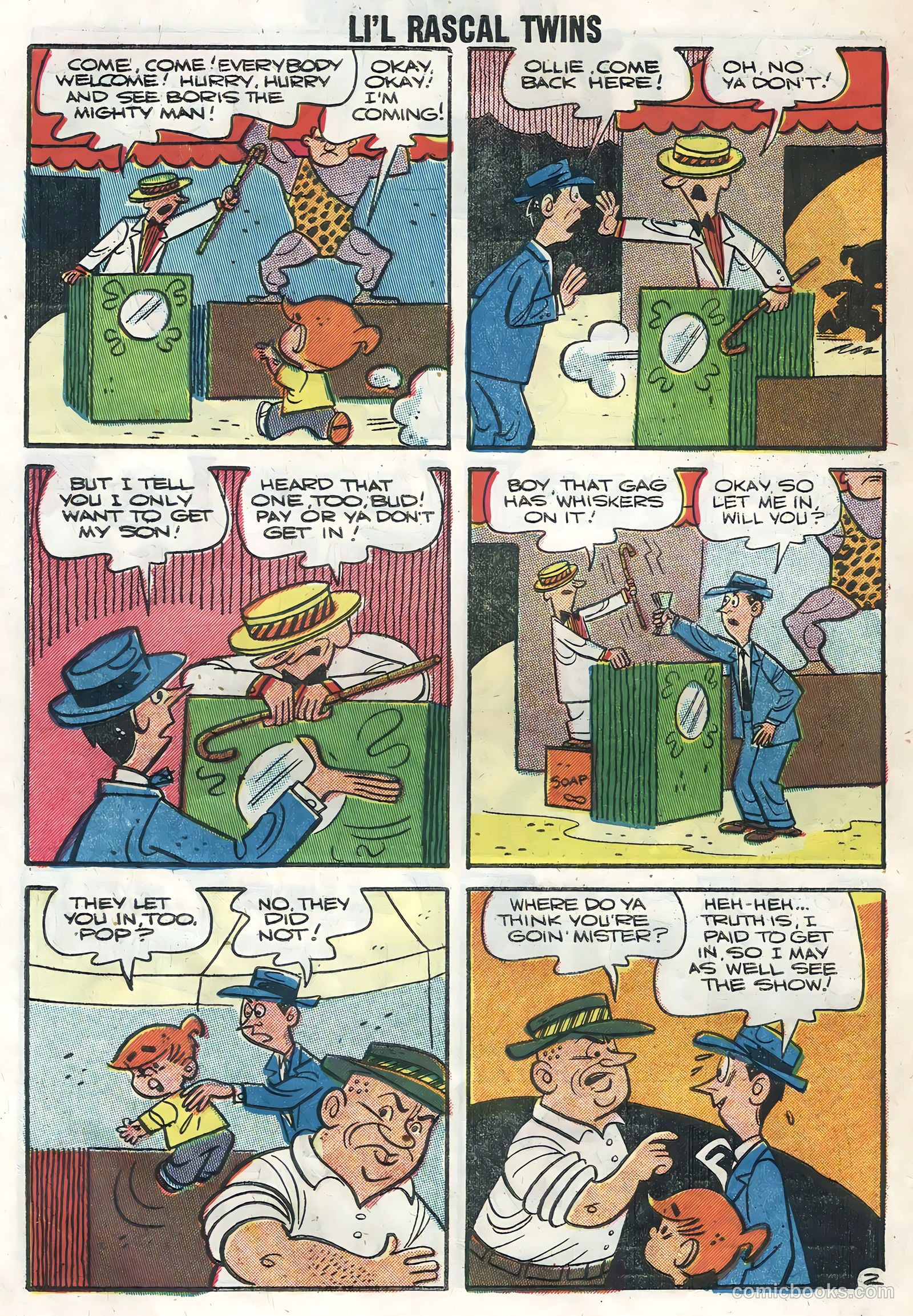 Li'l Rascal Twins #6 (1957) — page 30 of 36