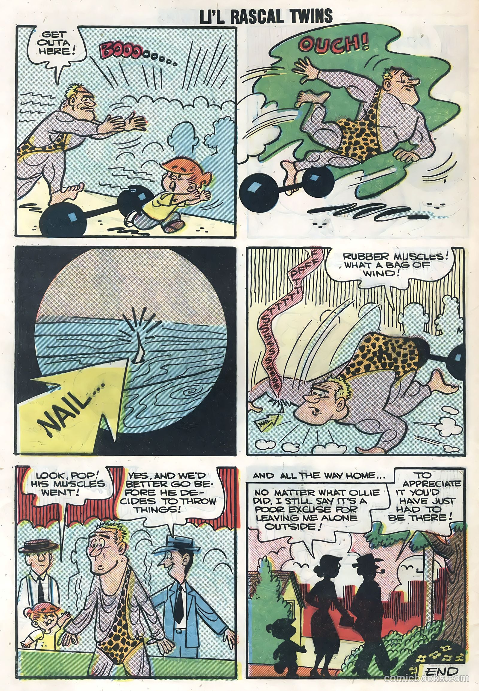 Li'l Rascal Twins #6 (1957) — page 32 of 36