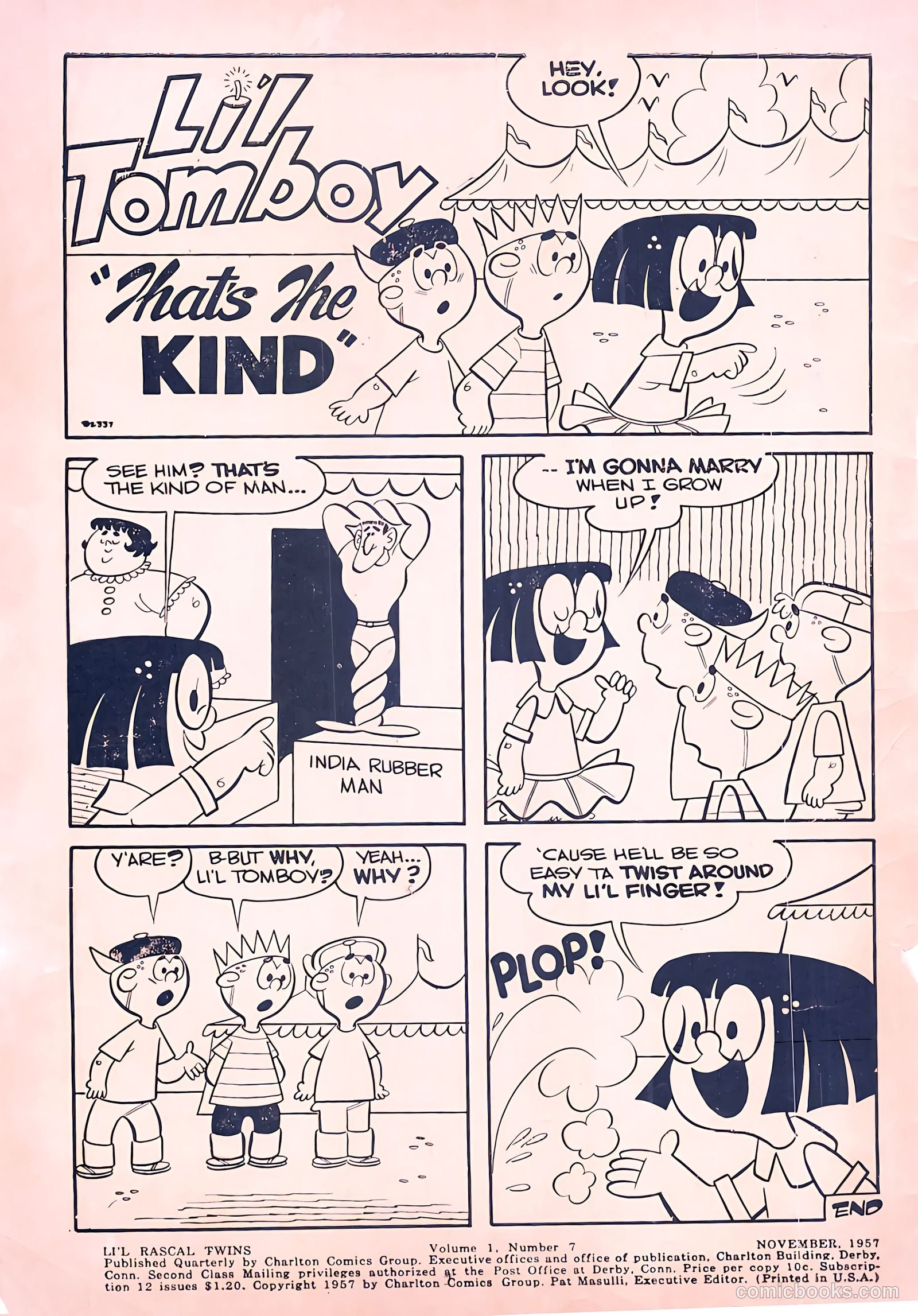 Li'l Rascal Twins #7 (1957) — page 2 of 36