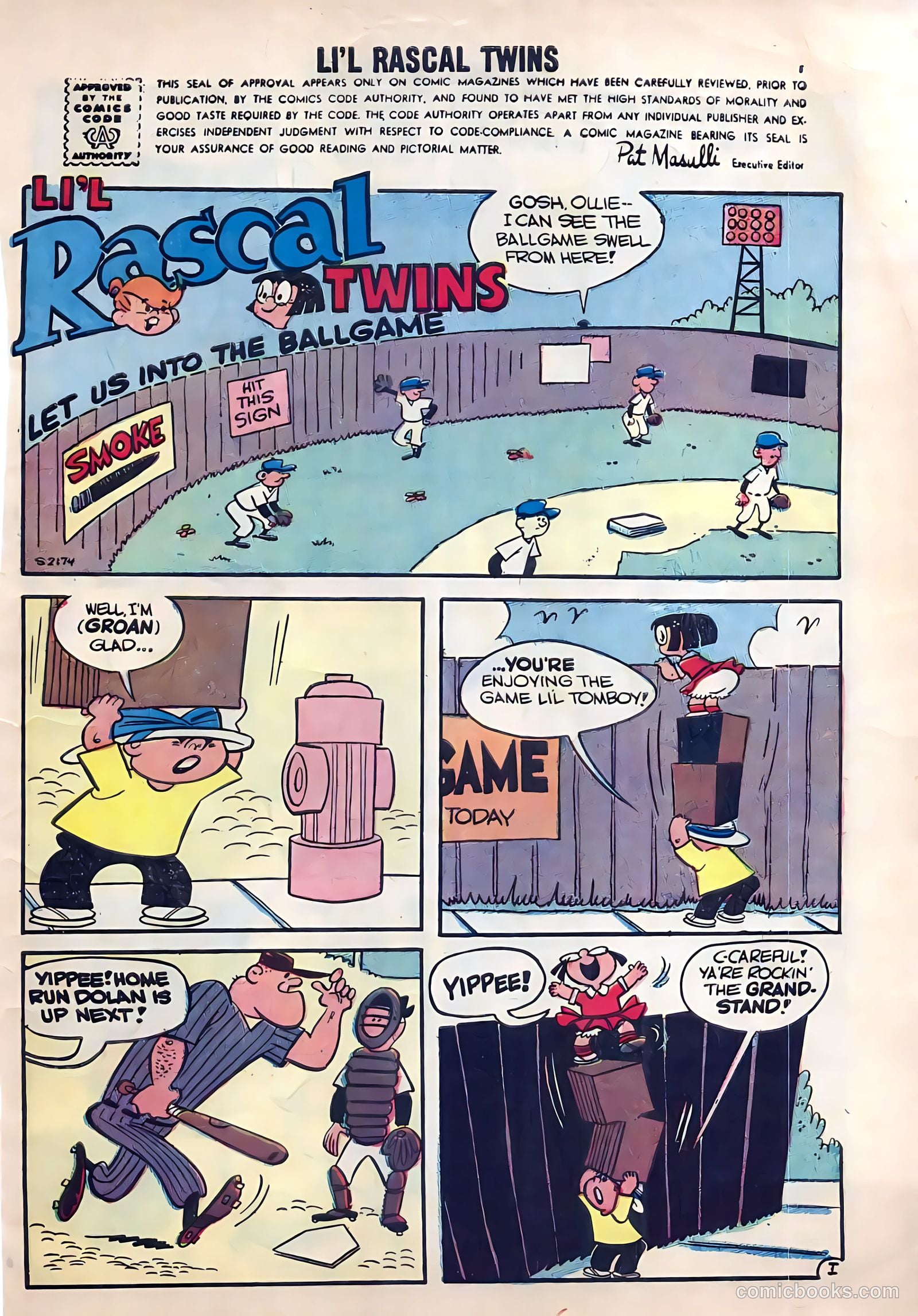 Li'l Rascal Twins #7 (1957) — page 3 of 36