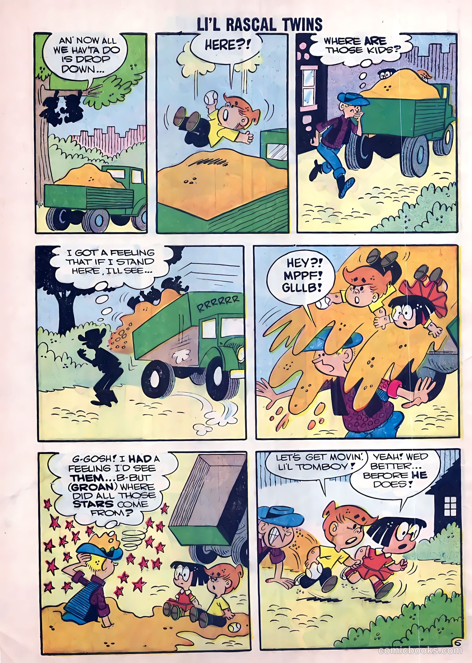 Li'l Rascal Twins #7 (1957) — page 8 of 36
