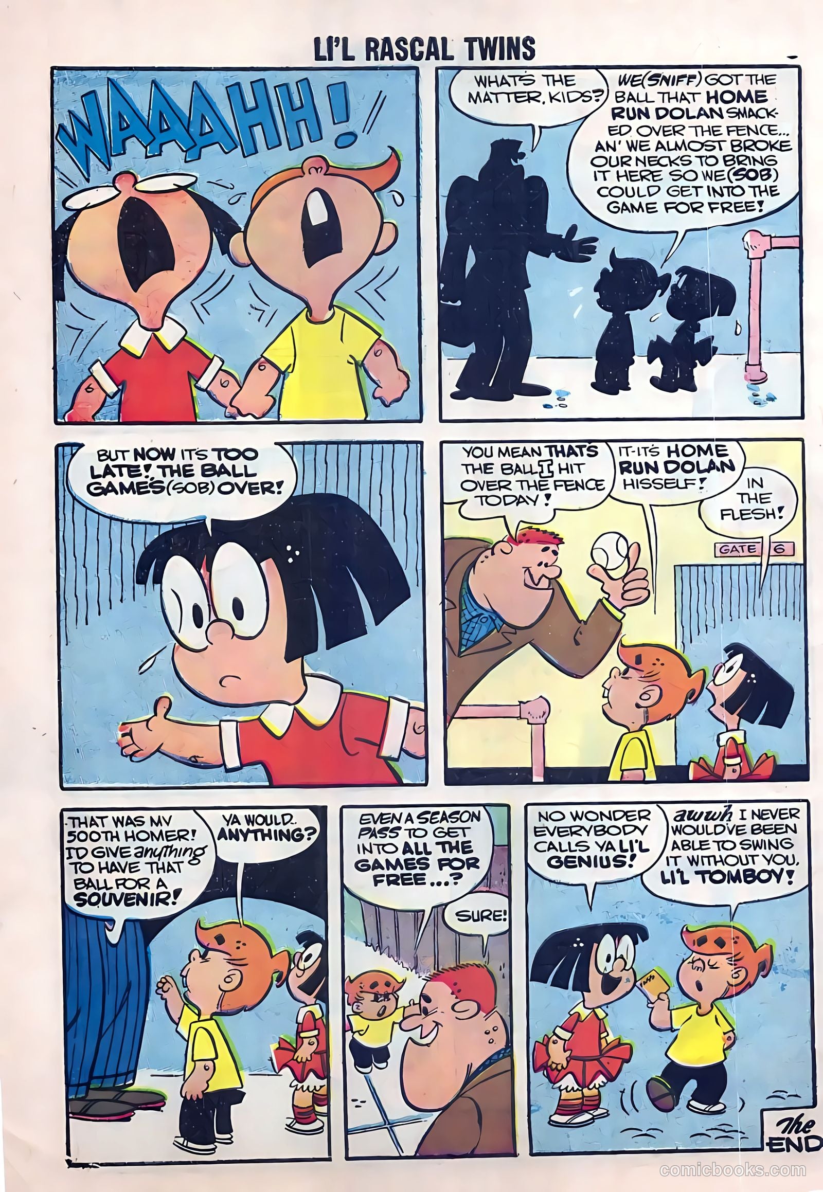 Li'l Rascal Twins #7 (1957) — page 10 of 36
