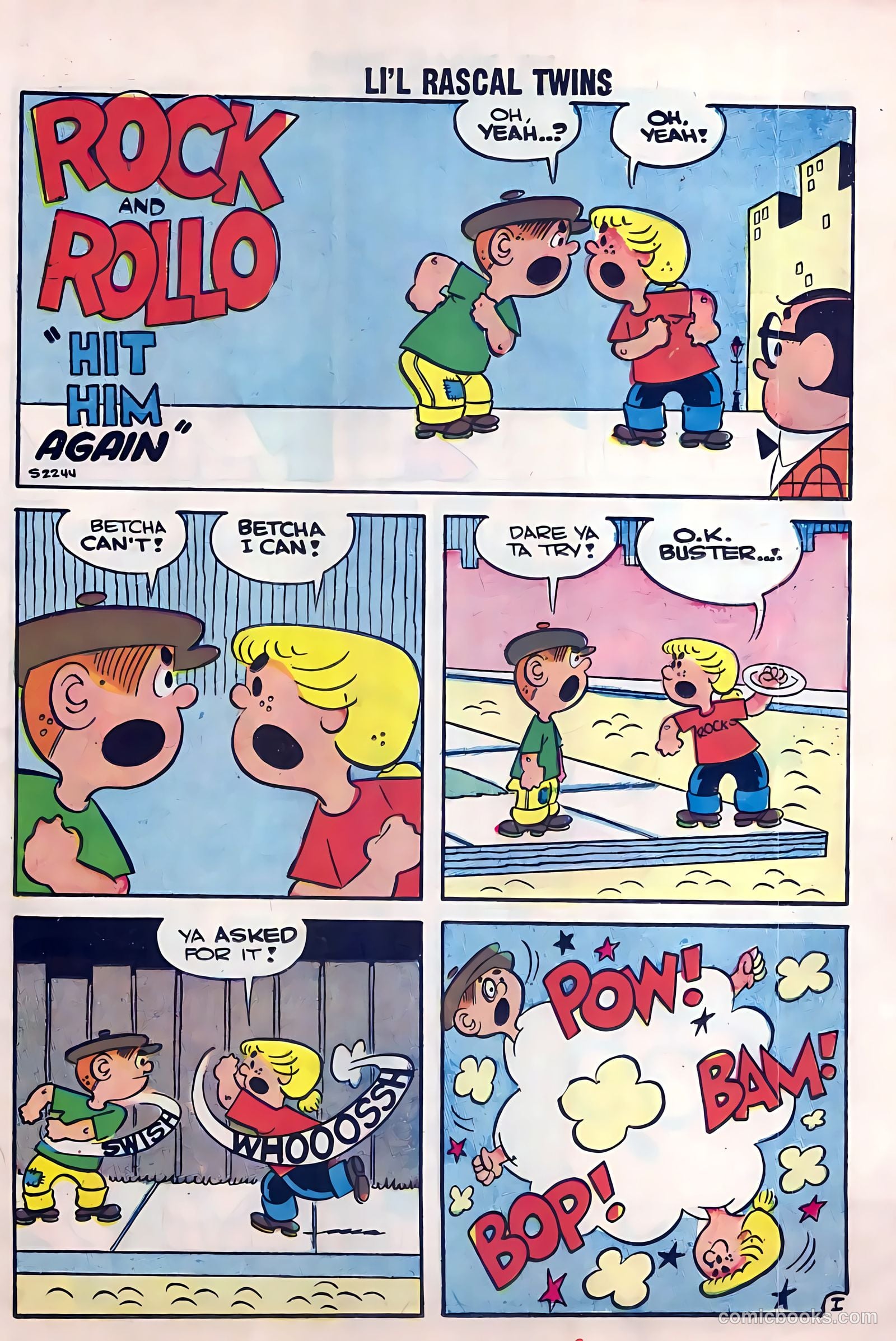 Li'l Rascal Twins #7 (1957) — page 11 of 36