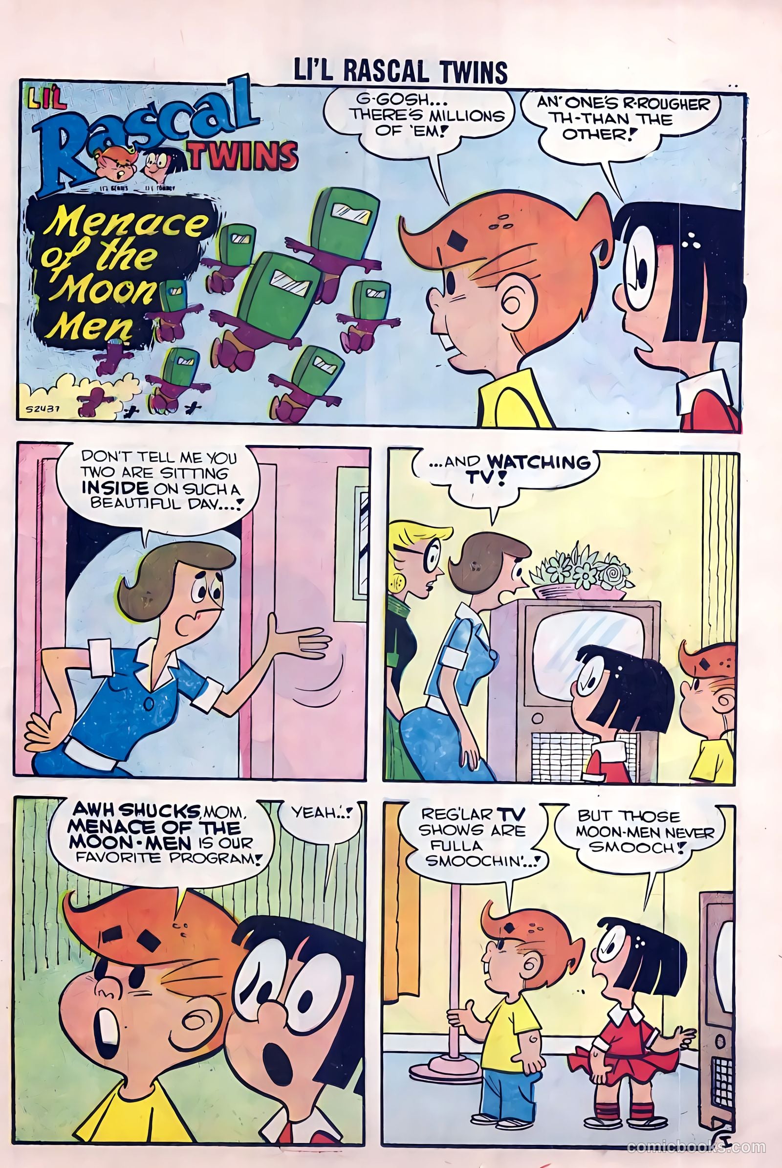 Li'l Rascal Twins #7 (1957) — page 13 of 36