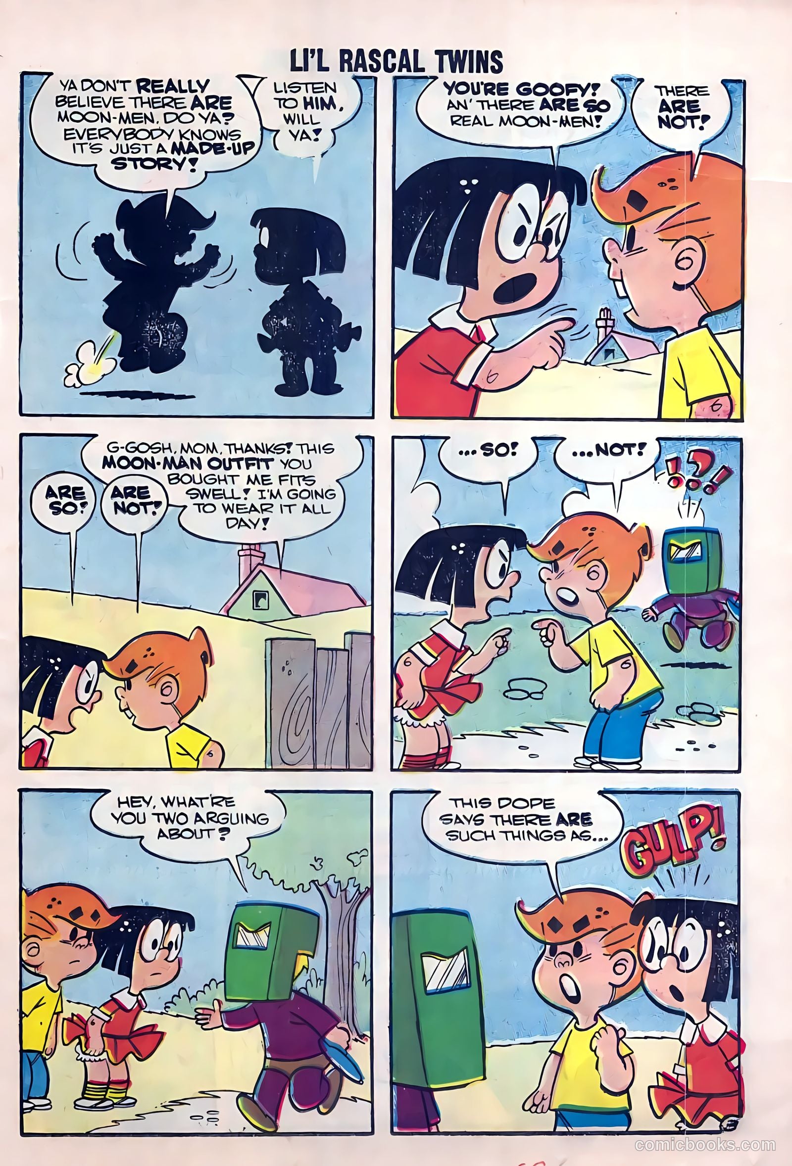 Li'l Rascal Twins #7 (1957) — page 15 of 36