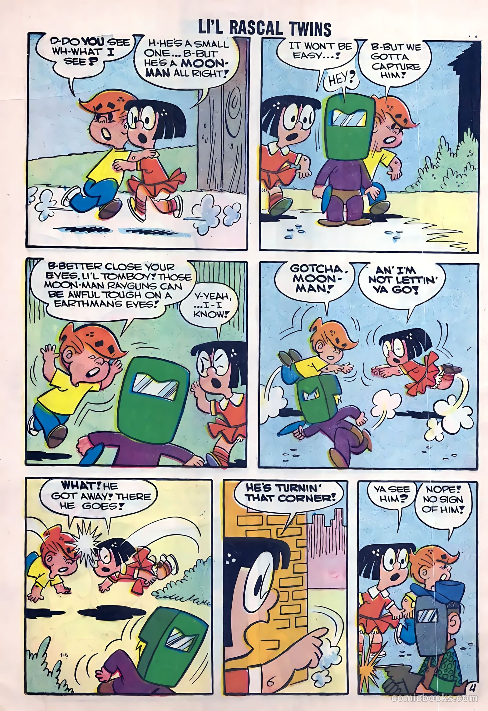 Li'l Rascal Twins #7 (1957) — page 16 of 36