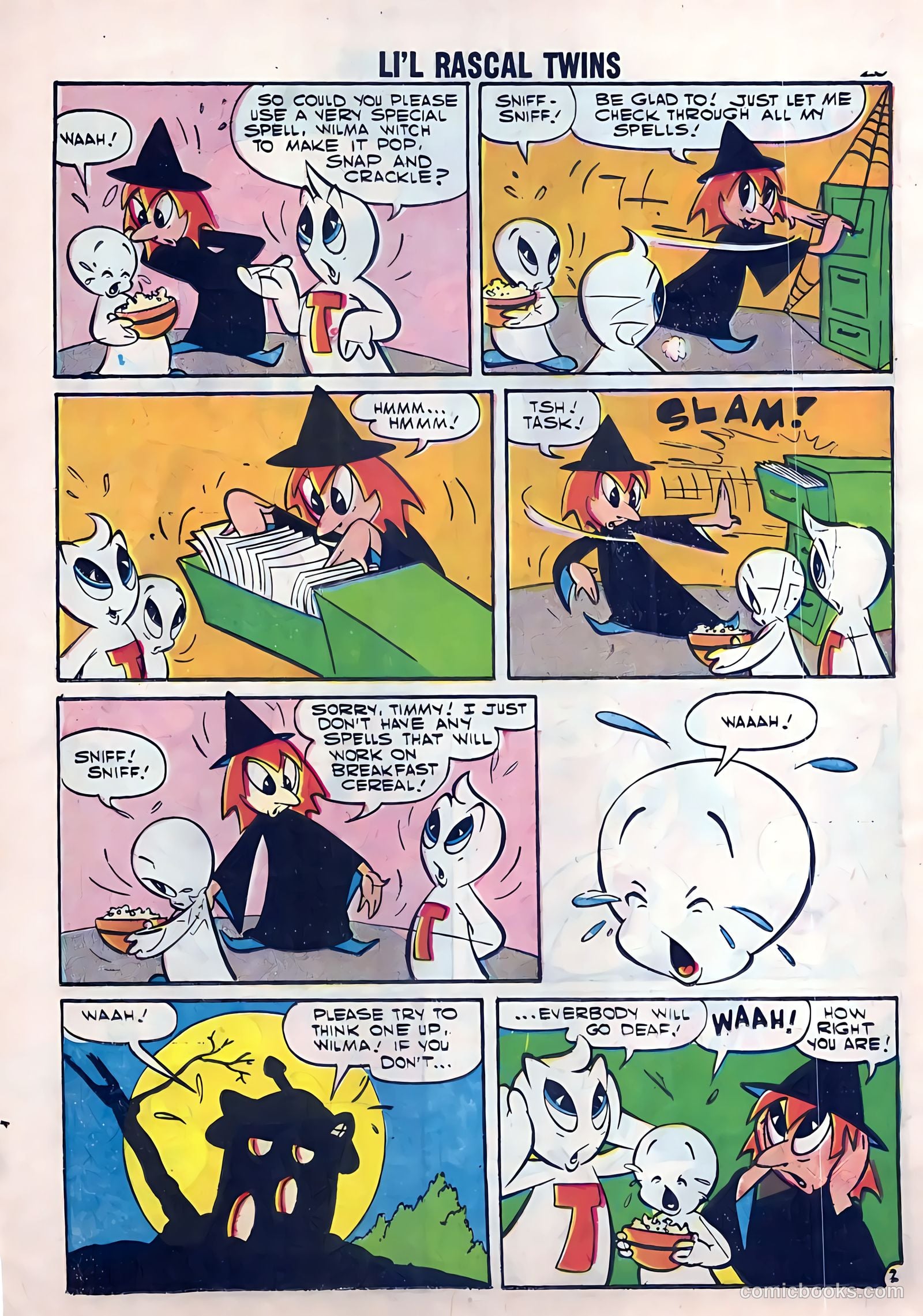 Li'l Rascal Twins #7 (1957) — page 22 of 36