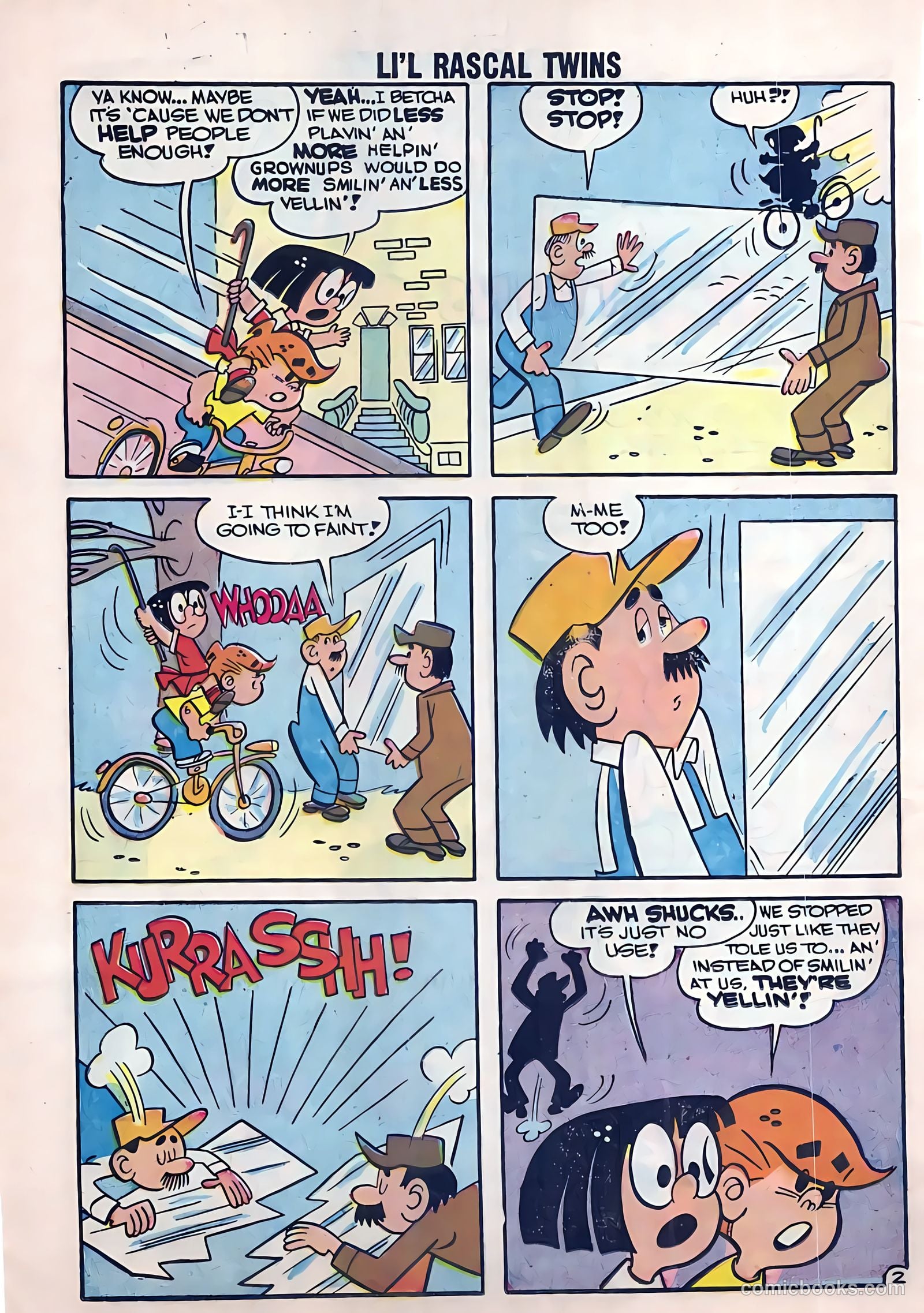 Li'l Rascal Twins #7 (1957) — page 26 of 36