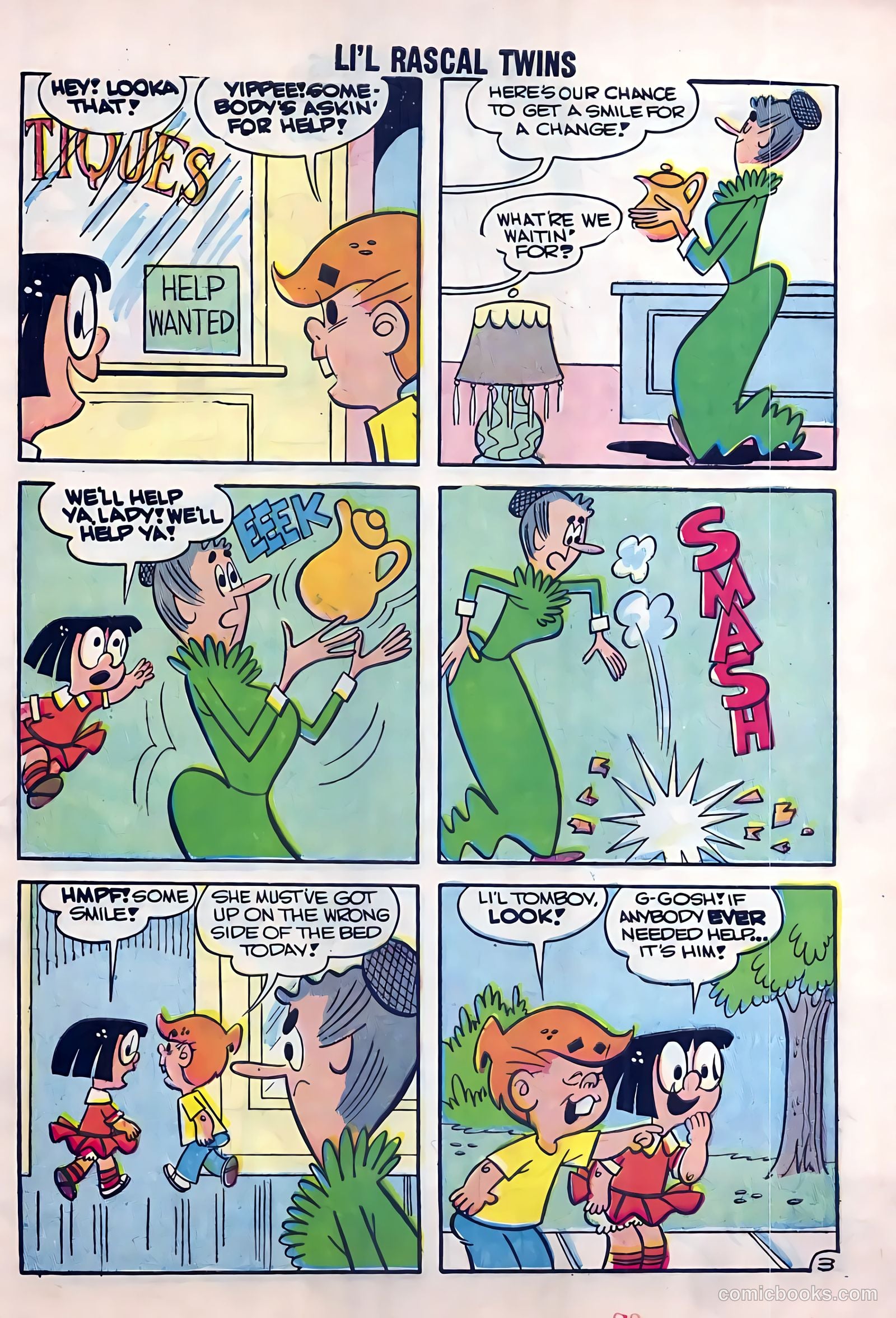 Li'l Rascal Twins #7 (1957) — page 27 of 36