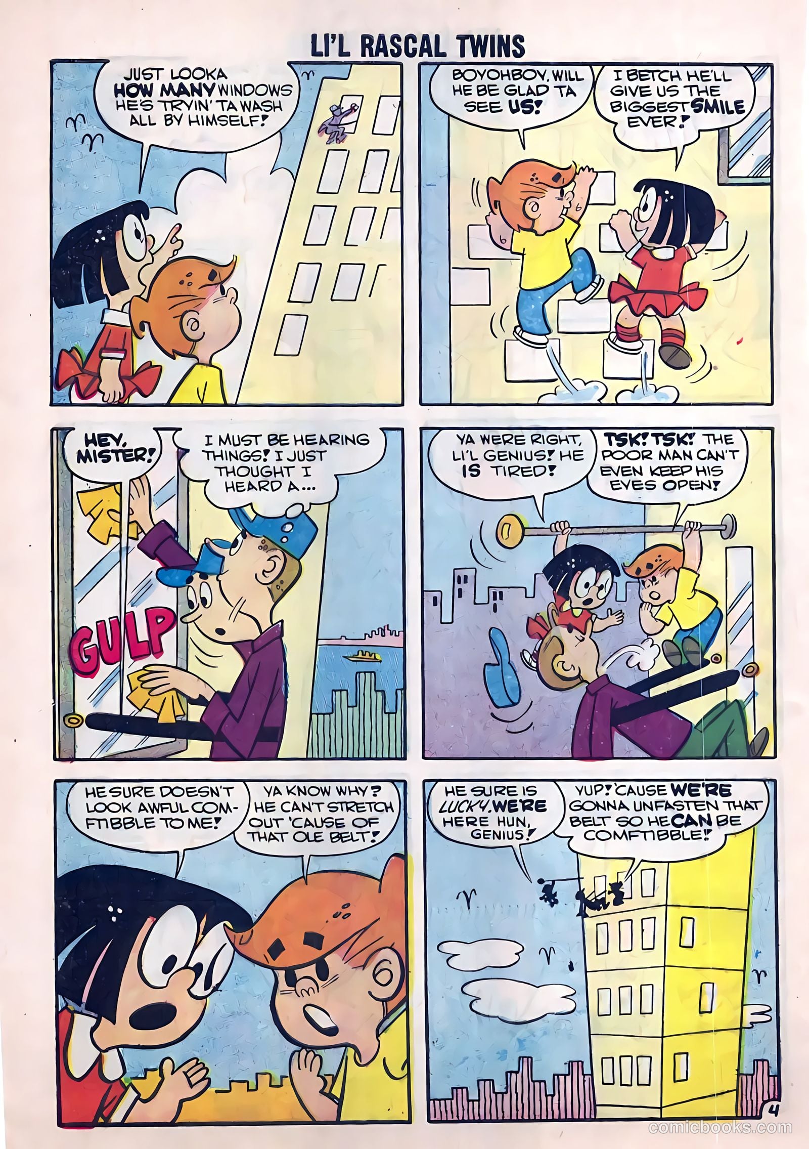 Li'l Rascal Twins #7 (1957) — page 28 of 36